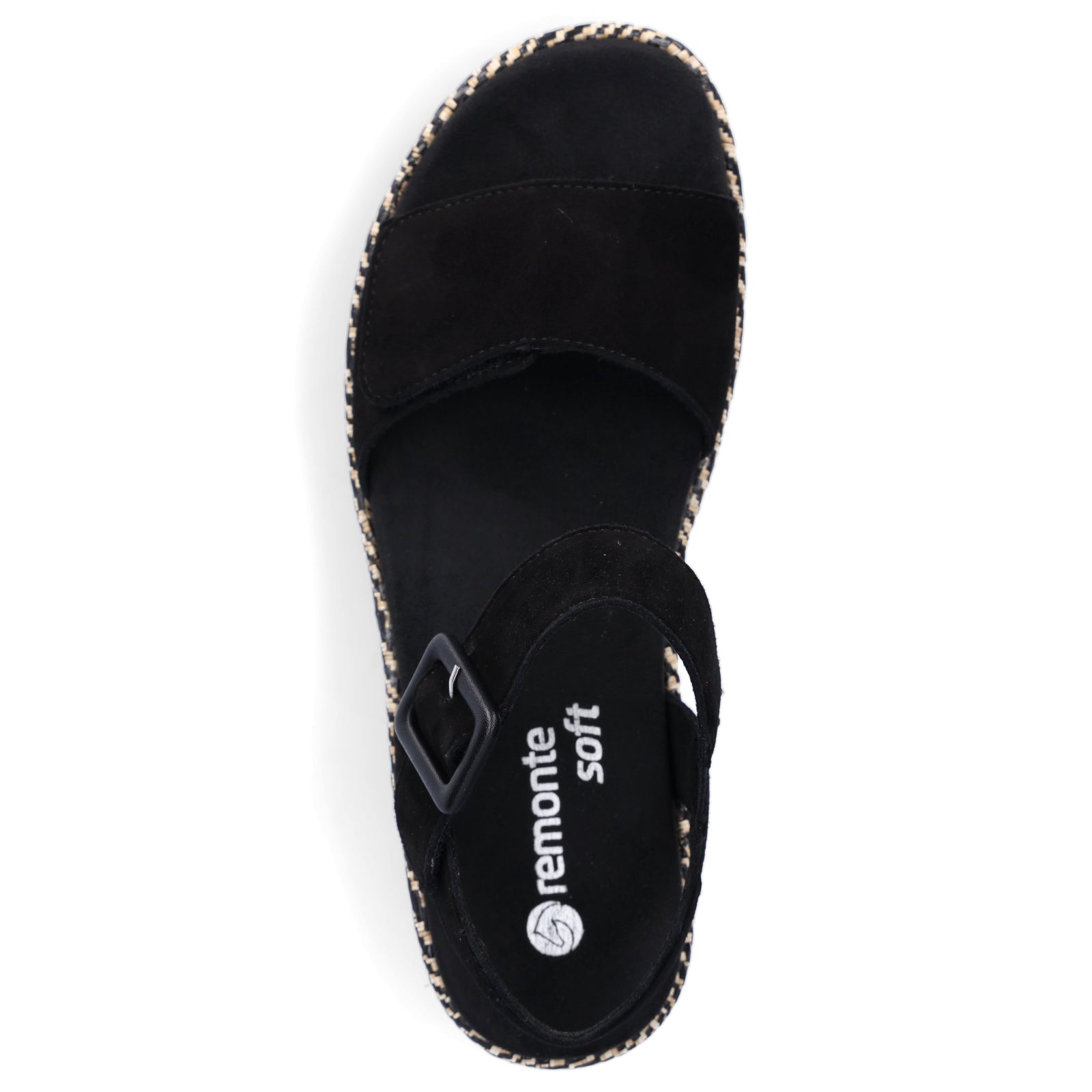Remonte Damen Plateau Sandale schwarz