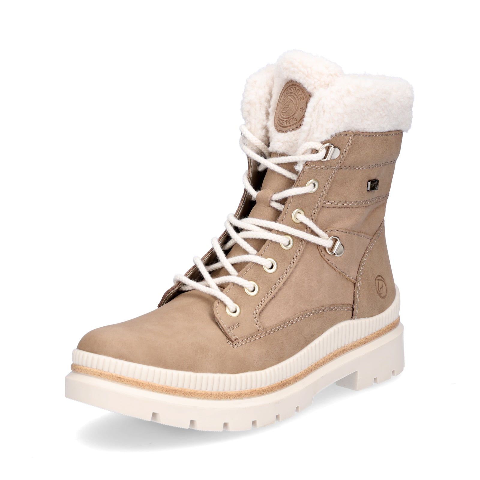 Remonte Damen Schnürboot beige