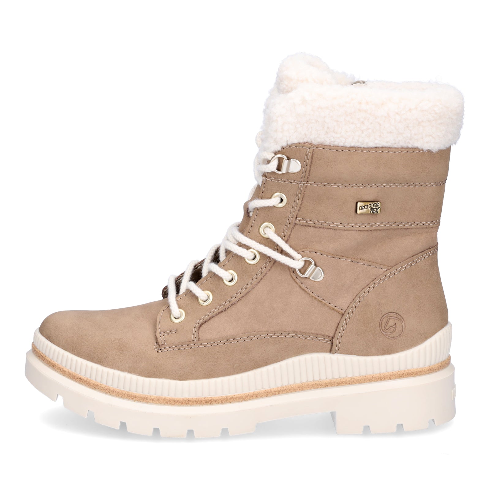 Remonte Damen Schnürboot beige