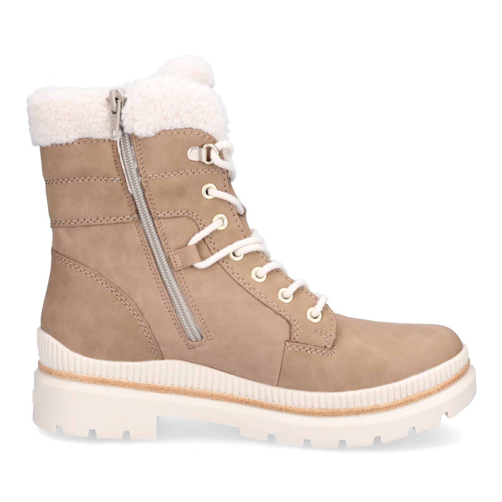 Remonte Damen Schnürboot beige