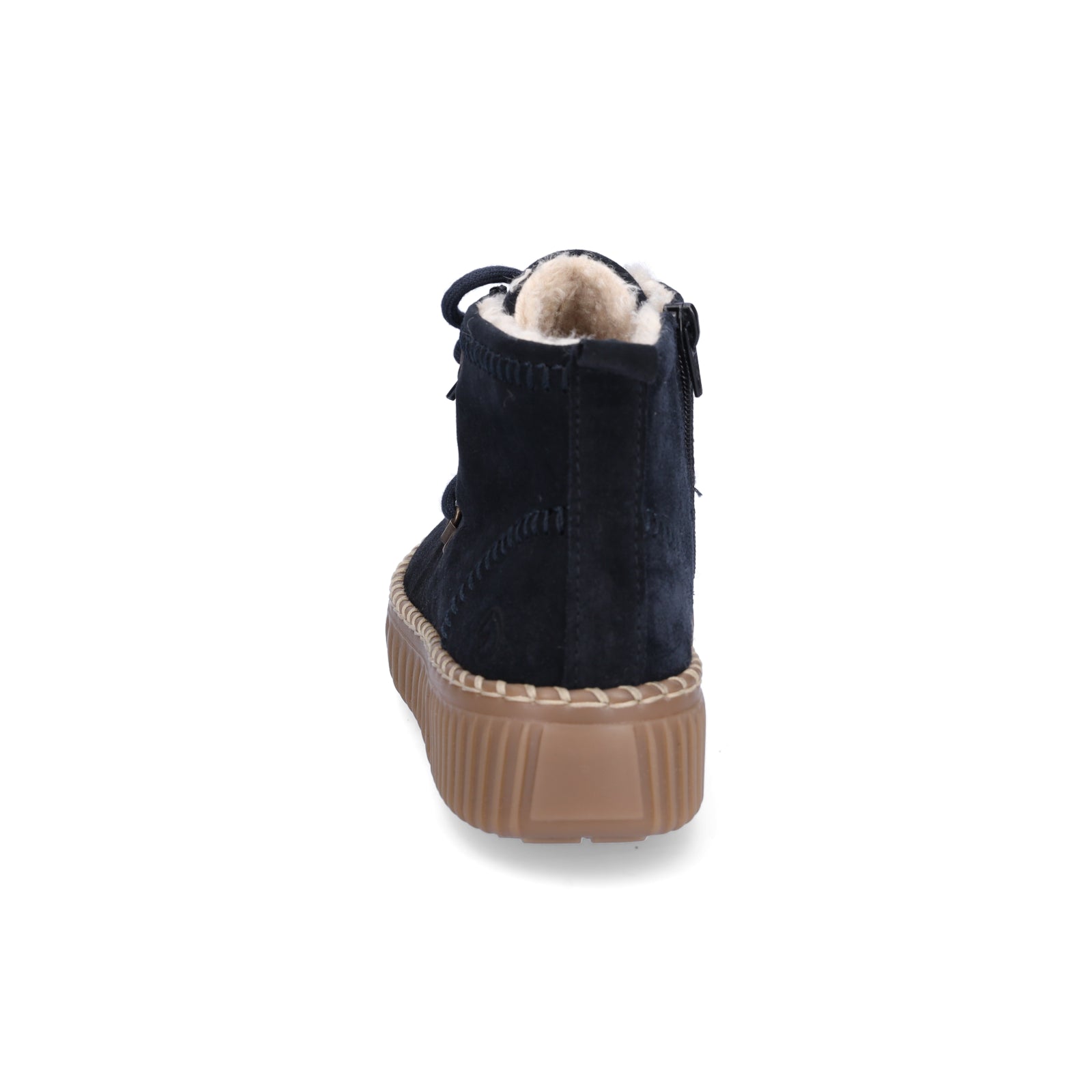 Remonte Women's Lace-Up Boot Blue