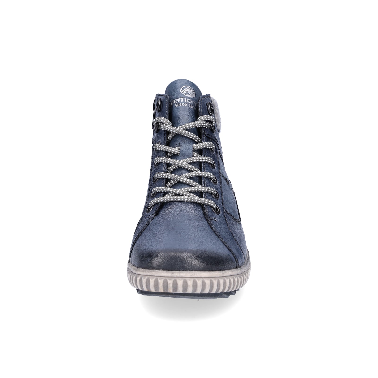 Remonte women's lace-up boot blue