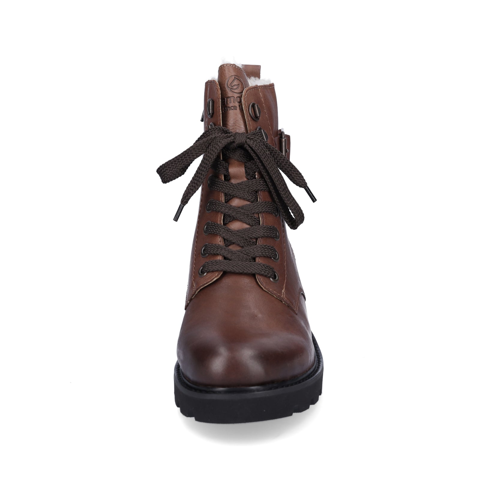 Remonte women's lace-up boot brown