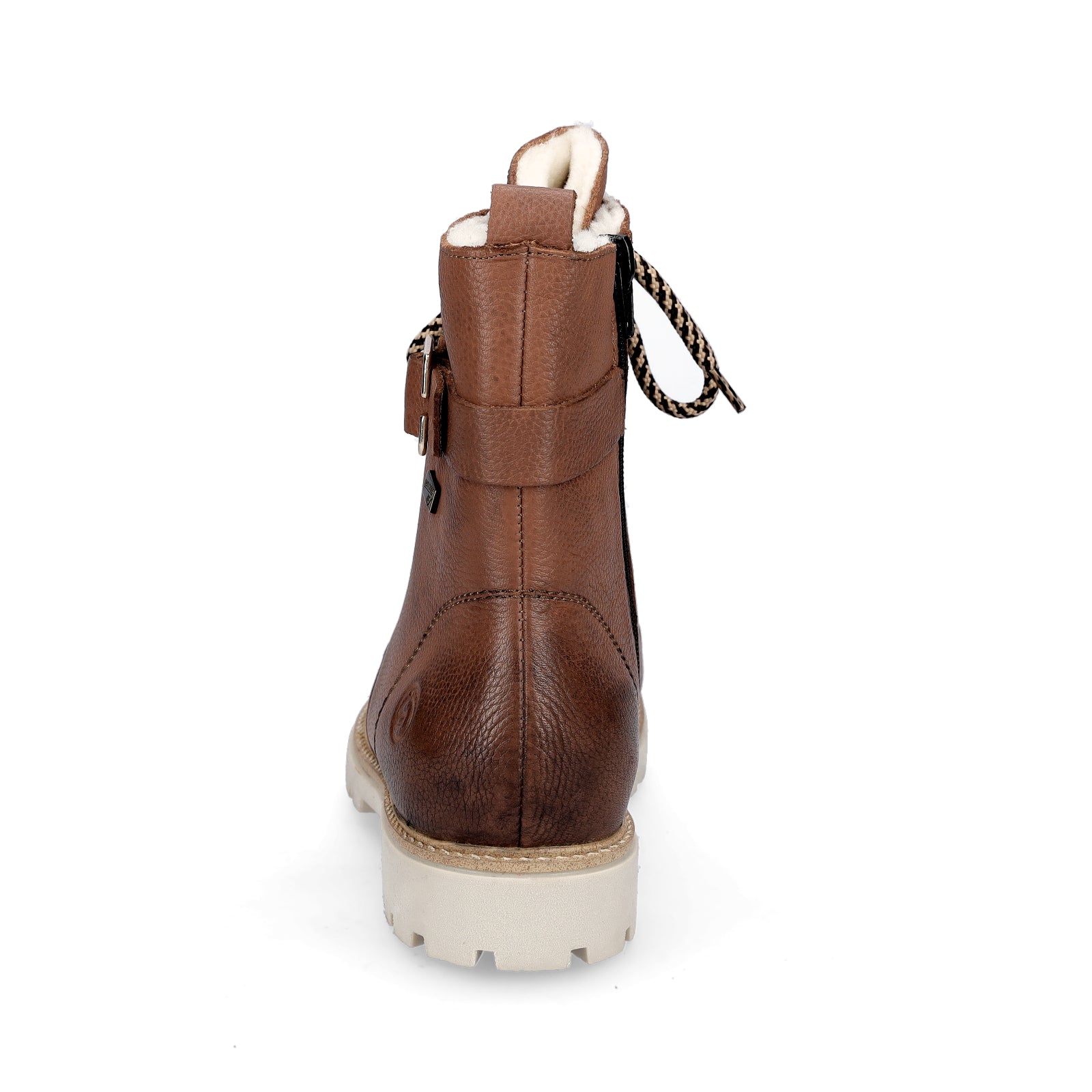Remonte Damen Leder Schnürboot braun