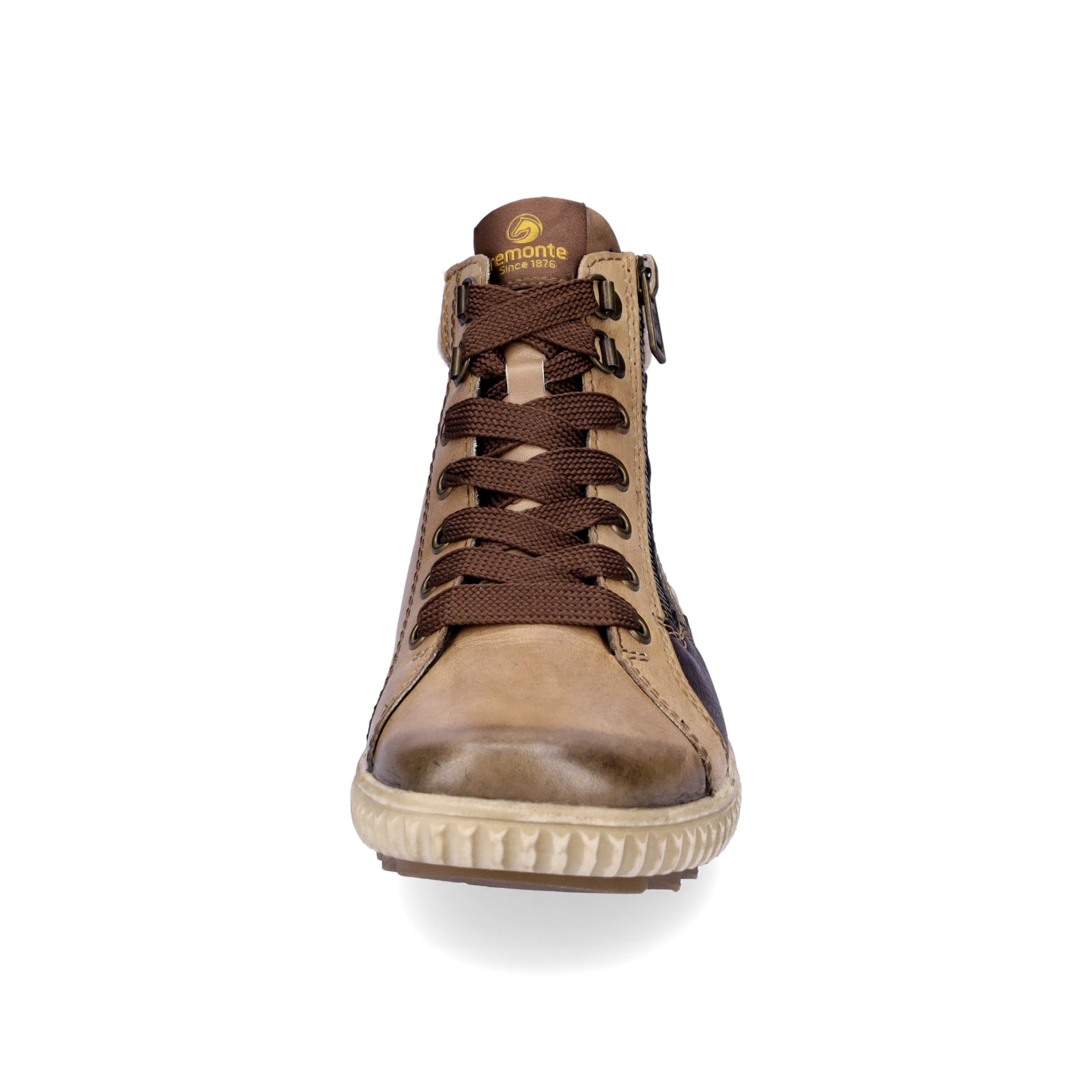 Remonte women's lace-up boot beige