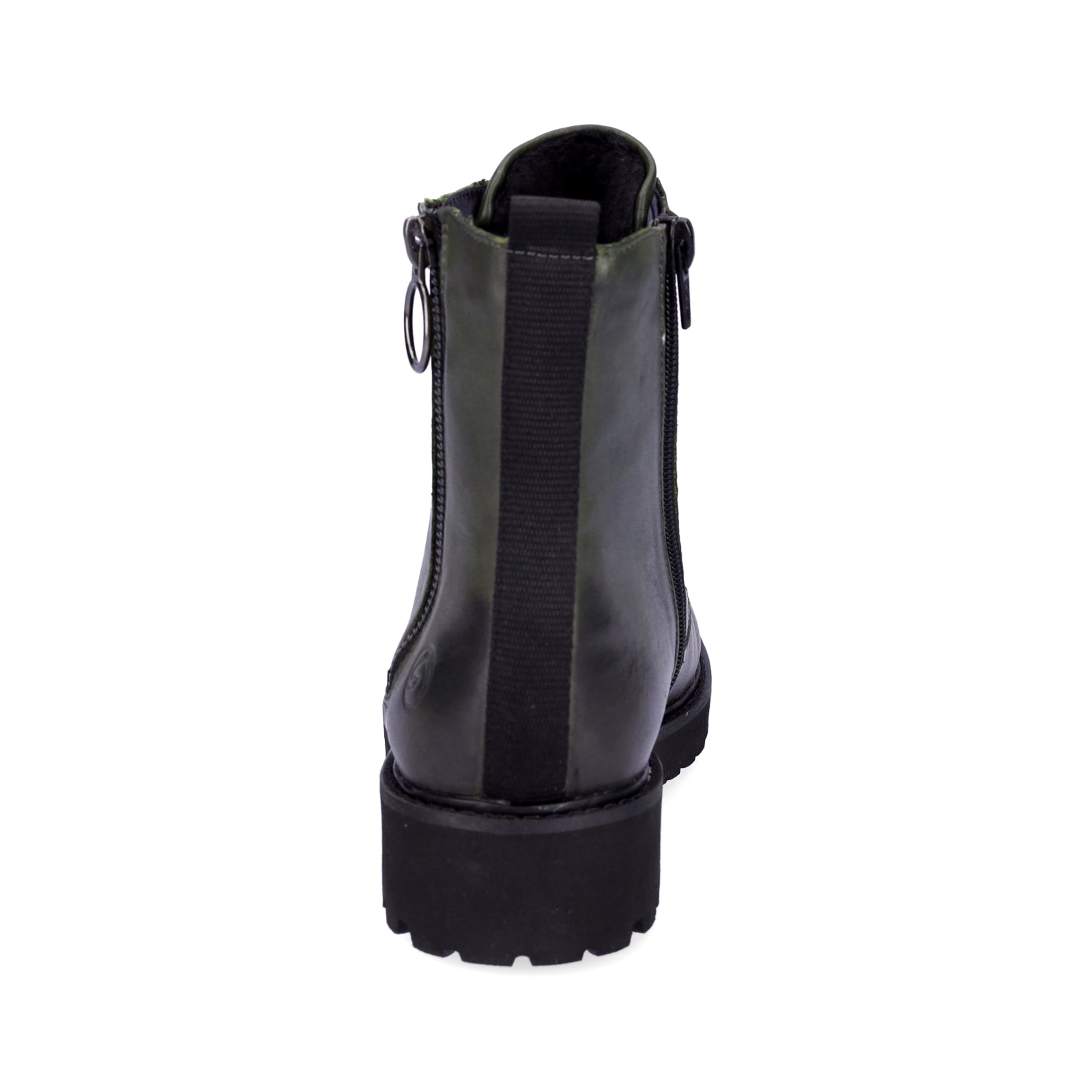 Remonte women's lace-up boot green