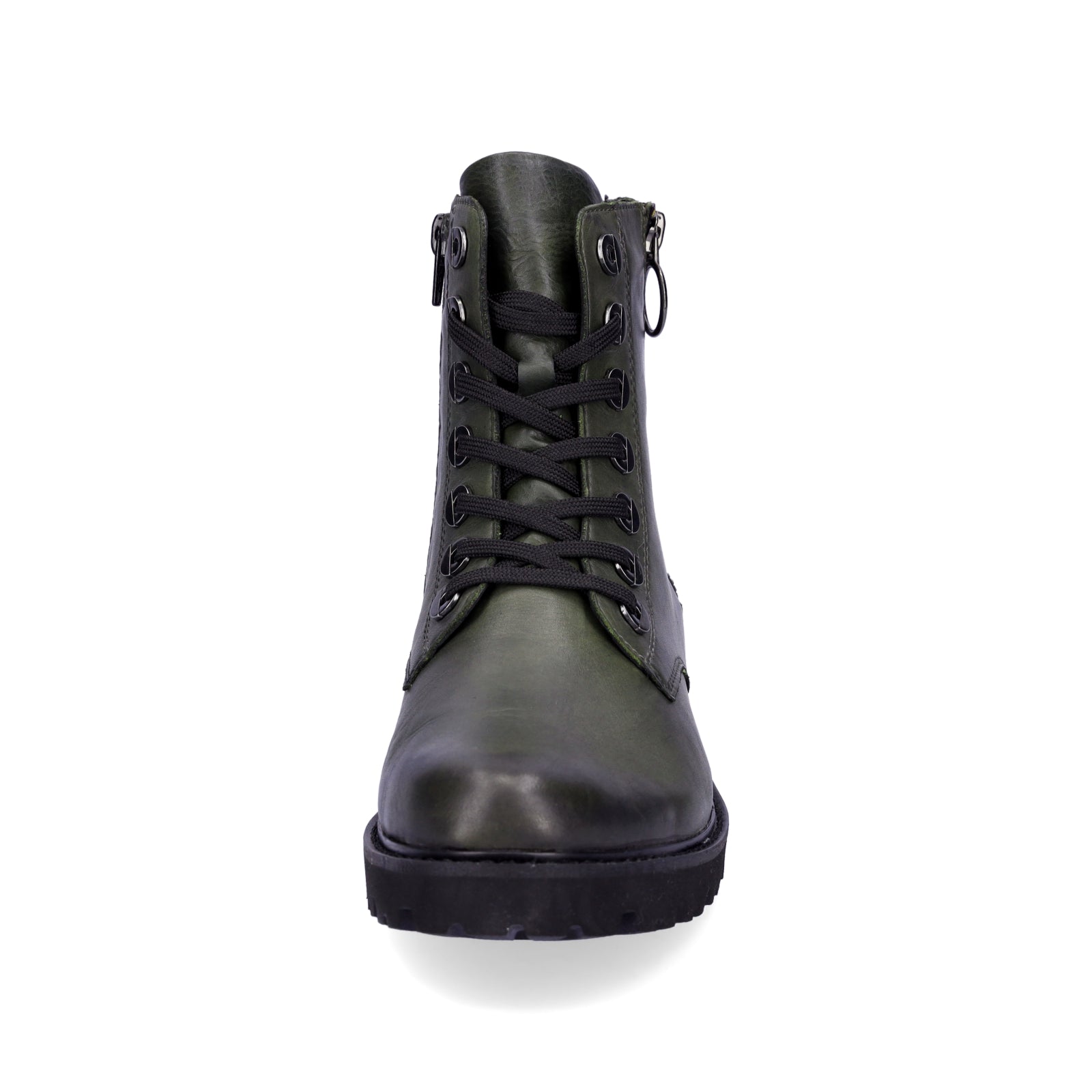 Remonte women's lace-up boot green