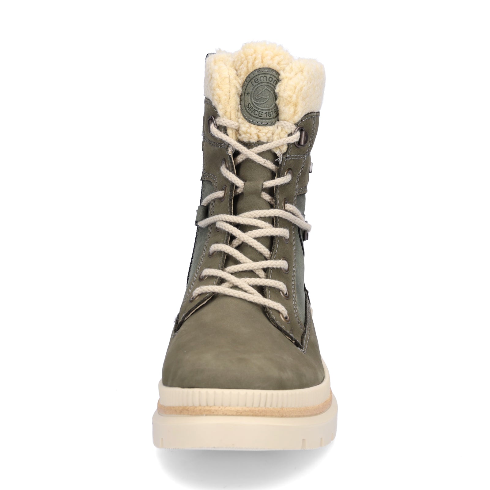 Remonte Damen Schnürboot khaki
