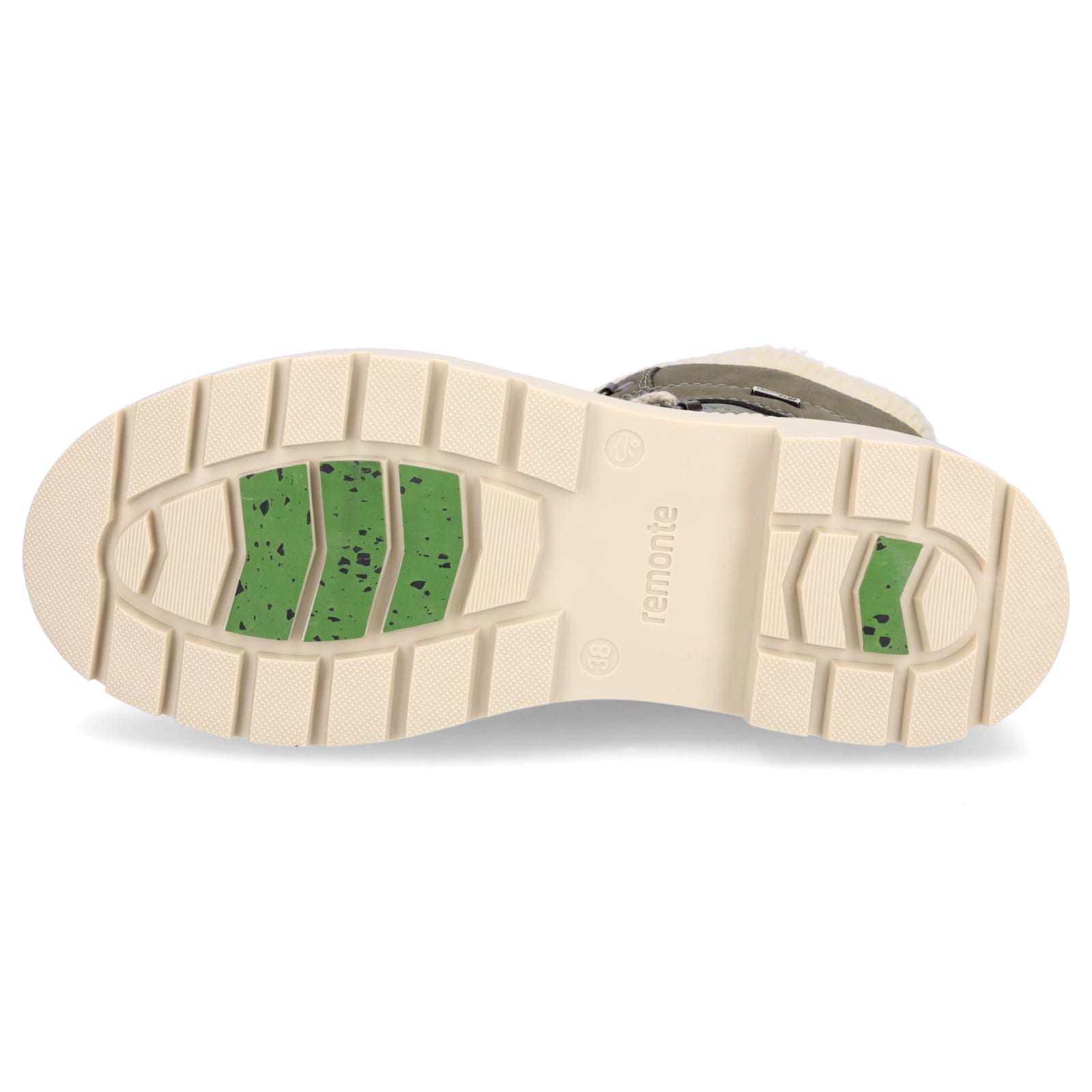 Remonte Damen Schnürboot khaki