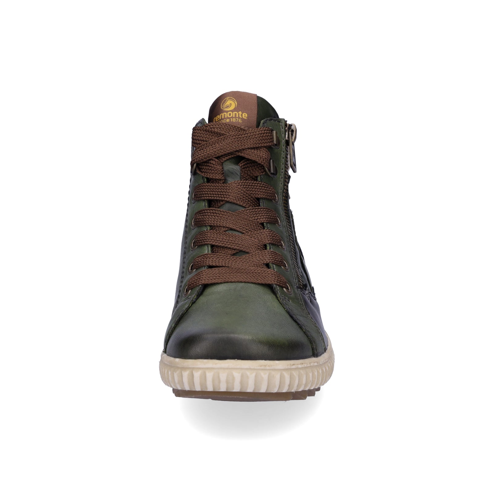 Remonte women's lace-up boot green