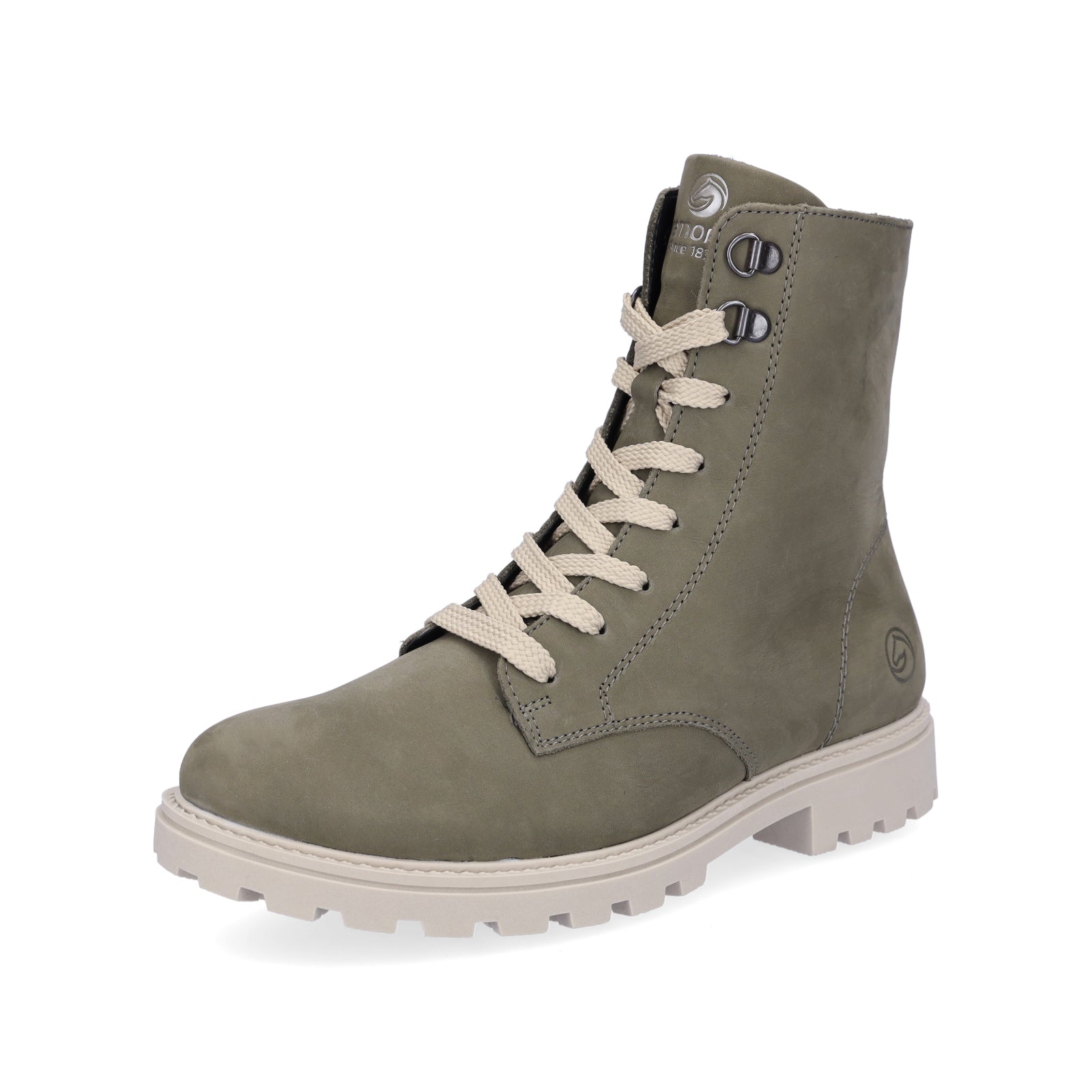 Remonte women's lace-up boots khaki