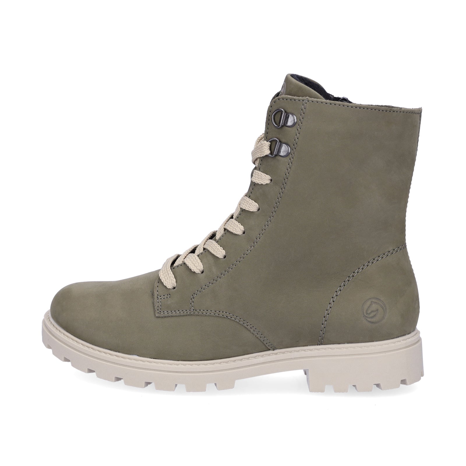 Remonte women's lace-up boots khaki