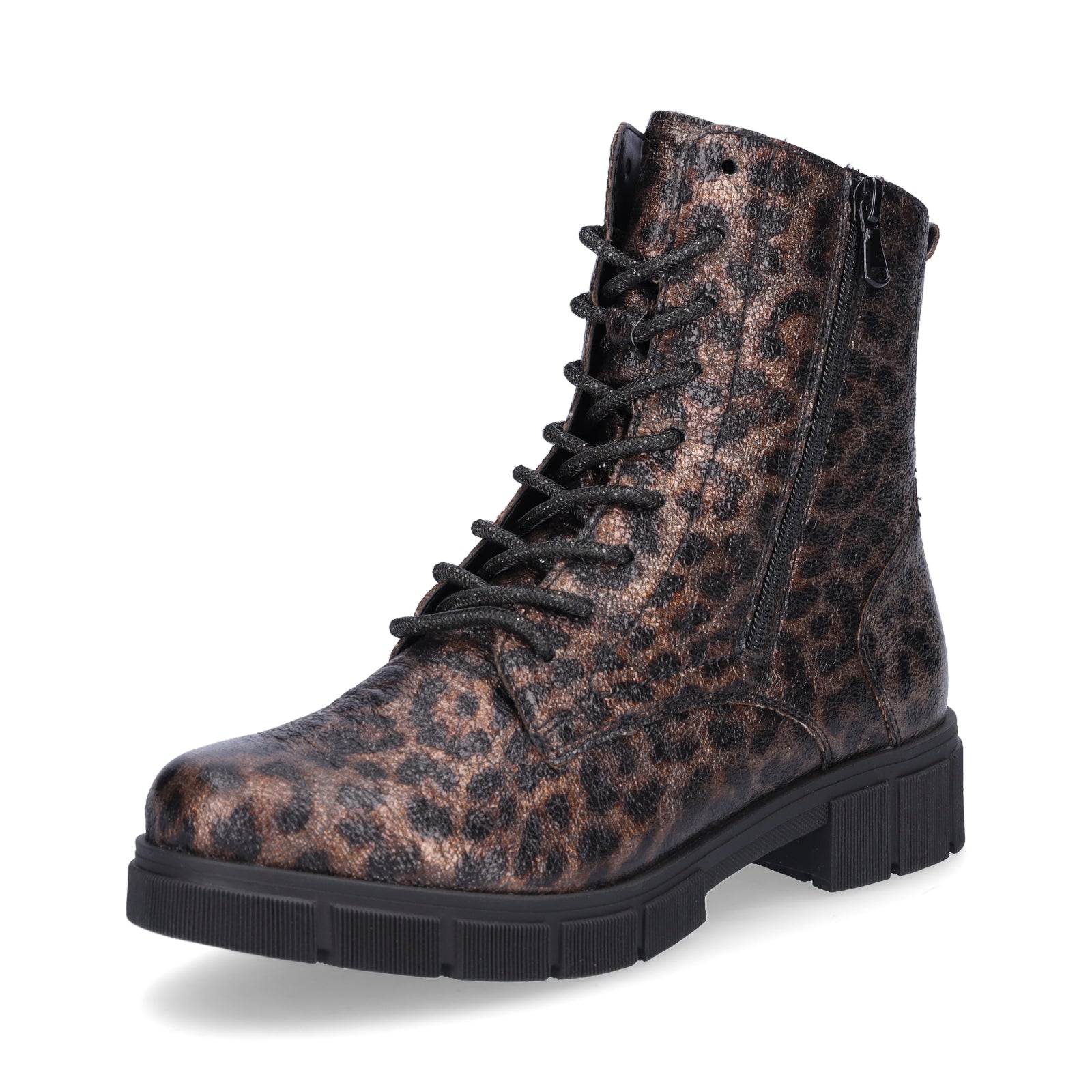 Remonte Damen Schnürboot leo metallic