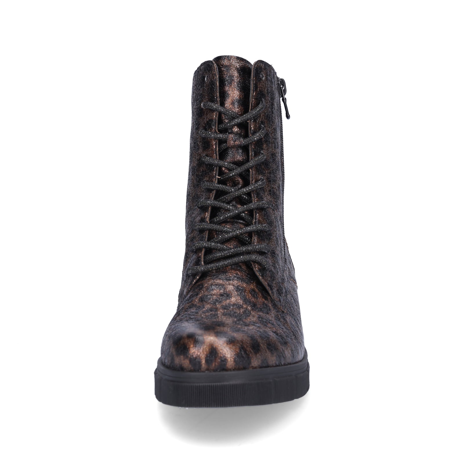 Remonte women's lace-up boots leo metallic