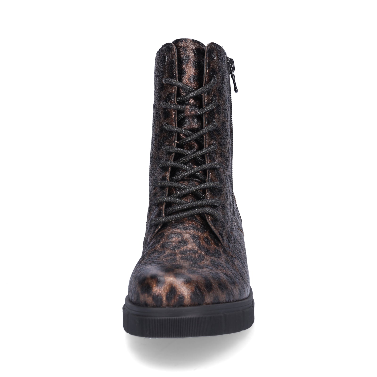 Remonte women's lace-up boots leo metallic