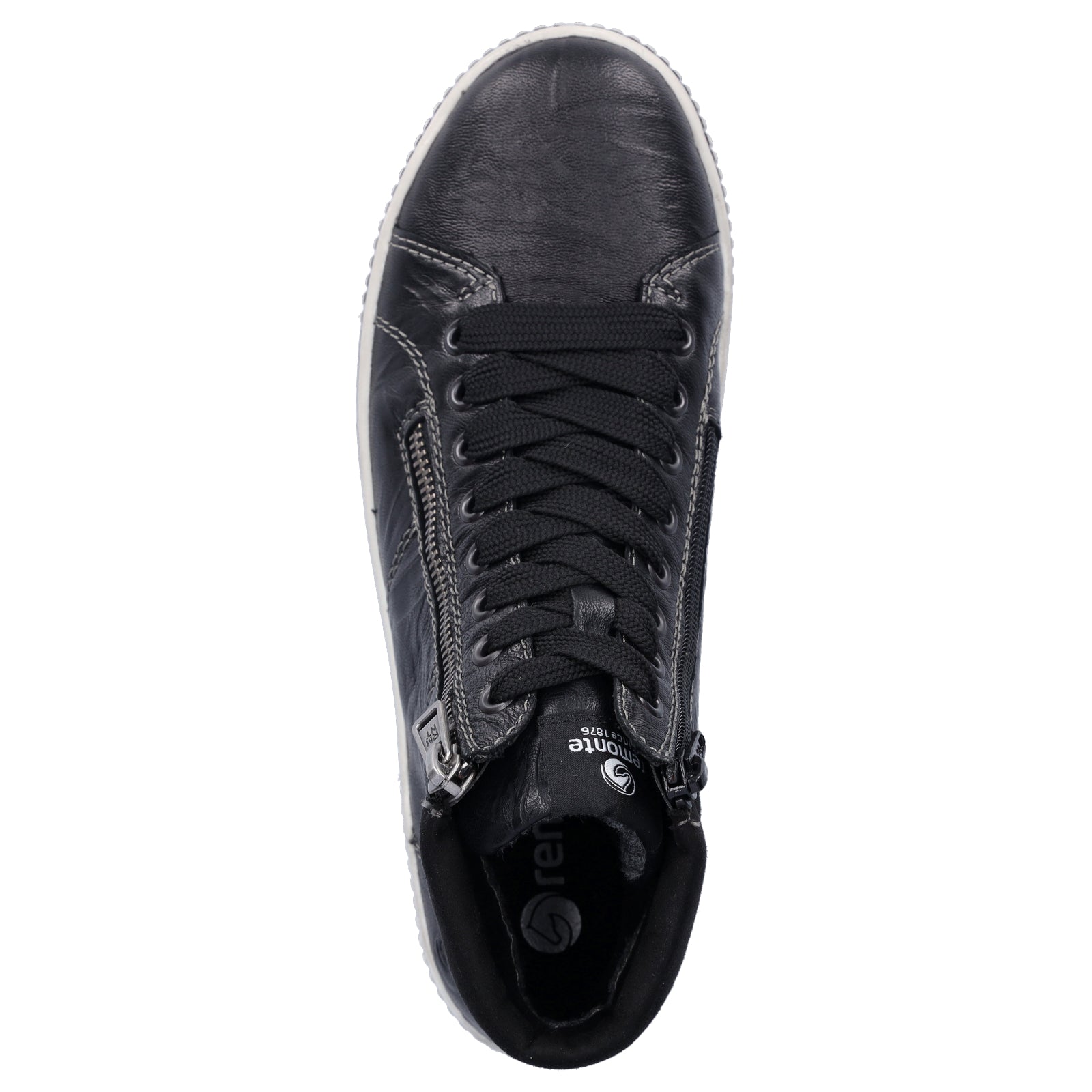 Remonte women's lace-up boot black