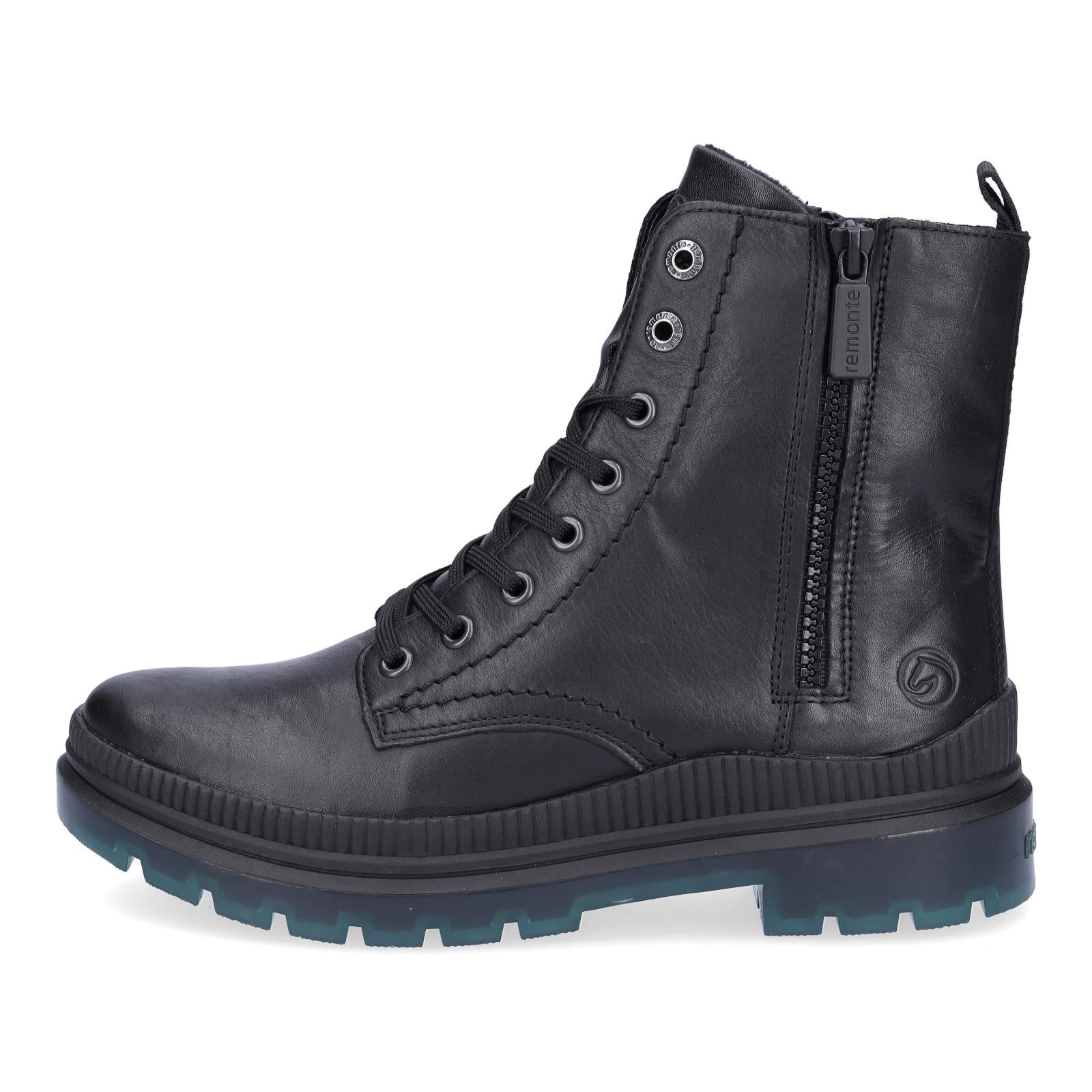 Remonte women's lace-up boot black