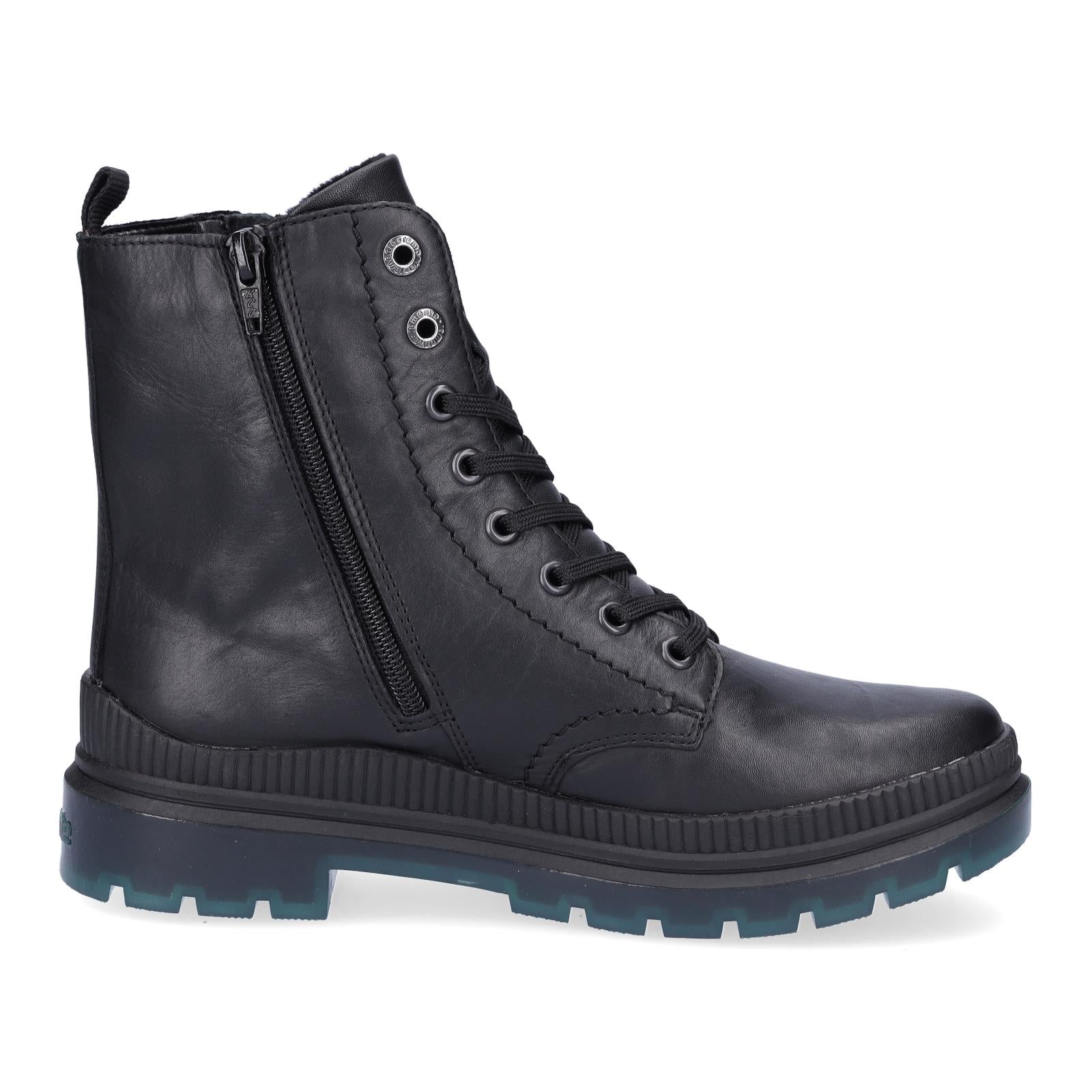 Remonte women's lace-up boot black