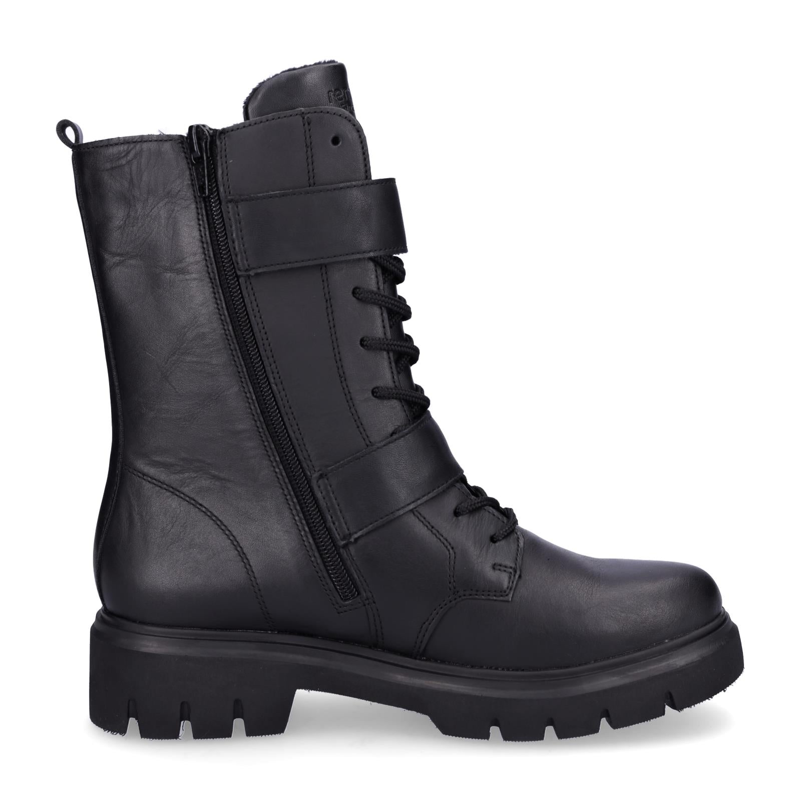 Remonte women's lace-up boot black