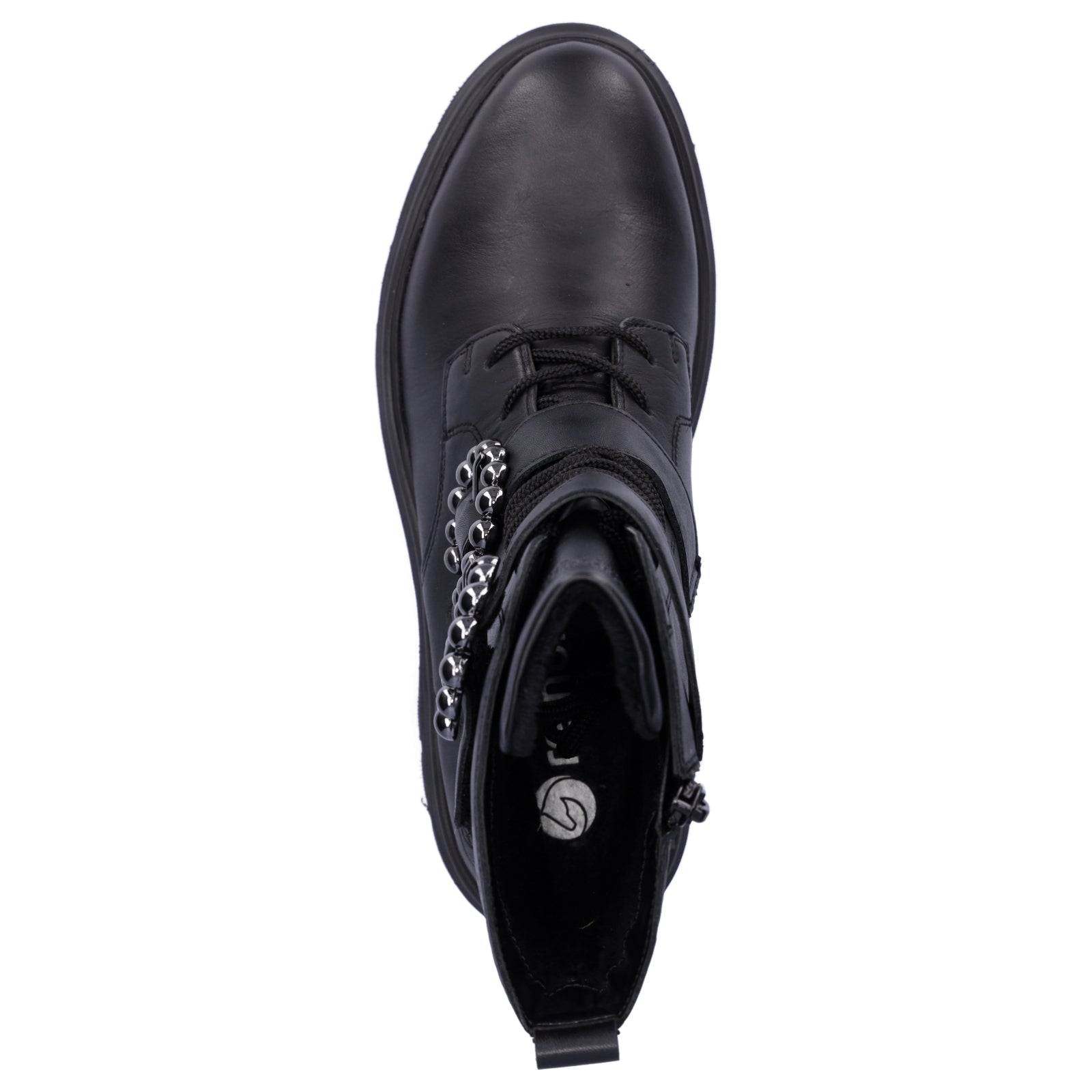 Remonte women's lace-up boot black