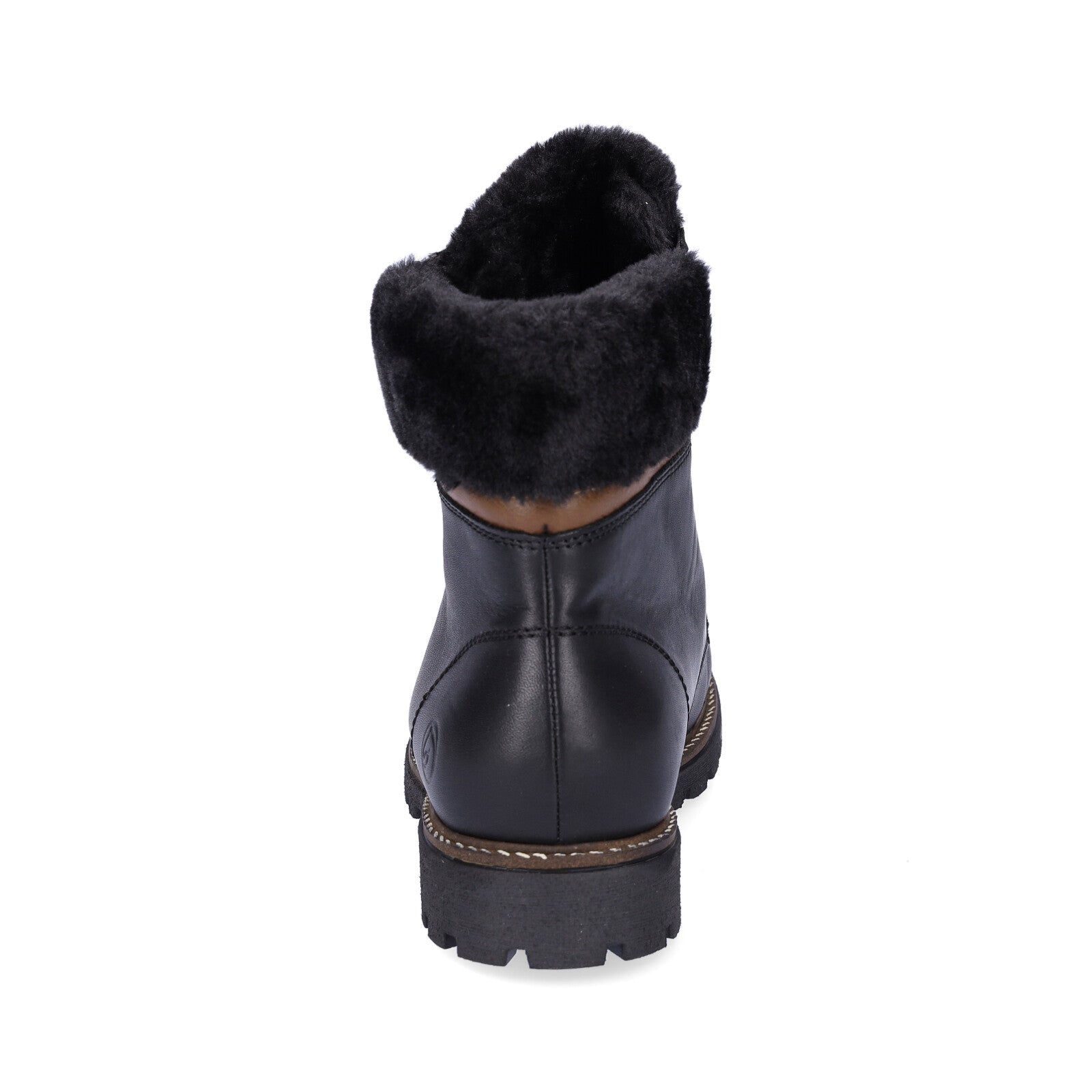 Remonte women's lace-up boot black