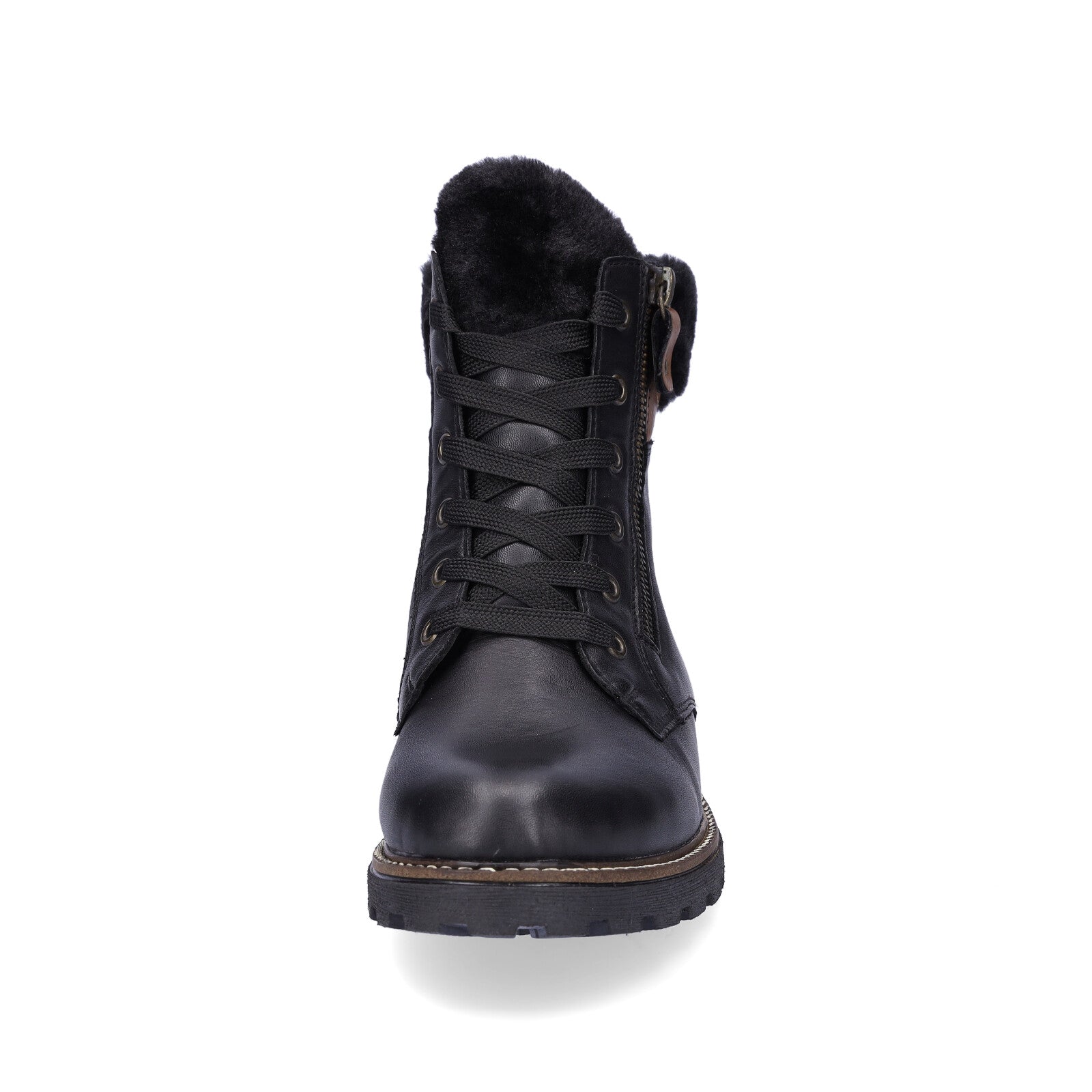 Remonte women's lace-up boot black