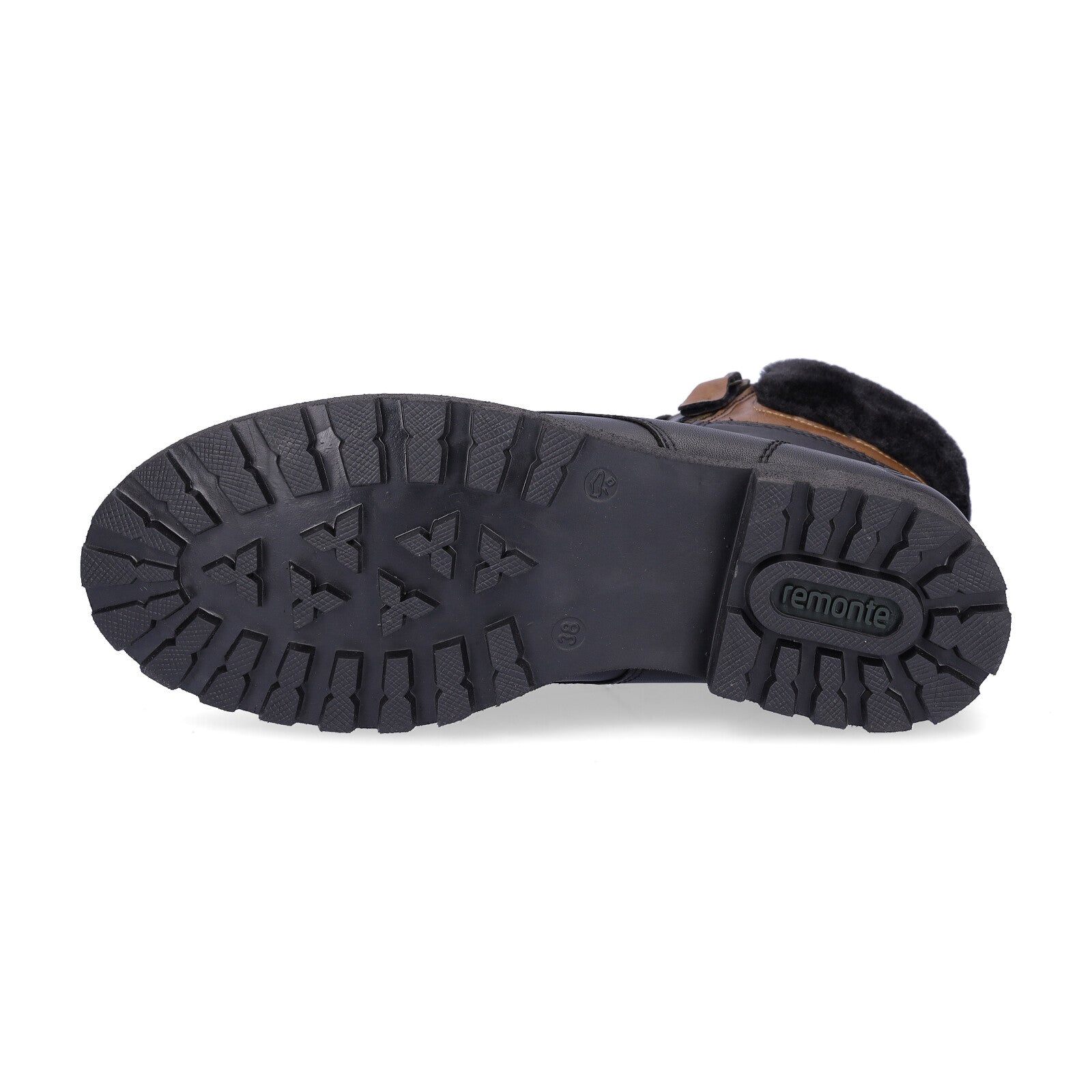 Remonte women's lace-up boot black