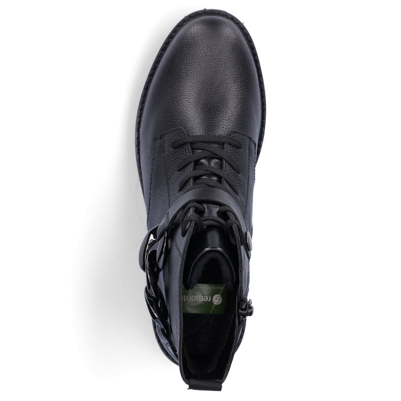 Remonte women's lace-up boot black