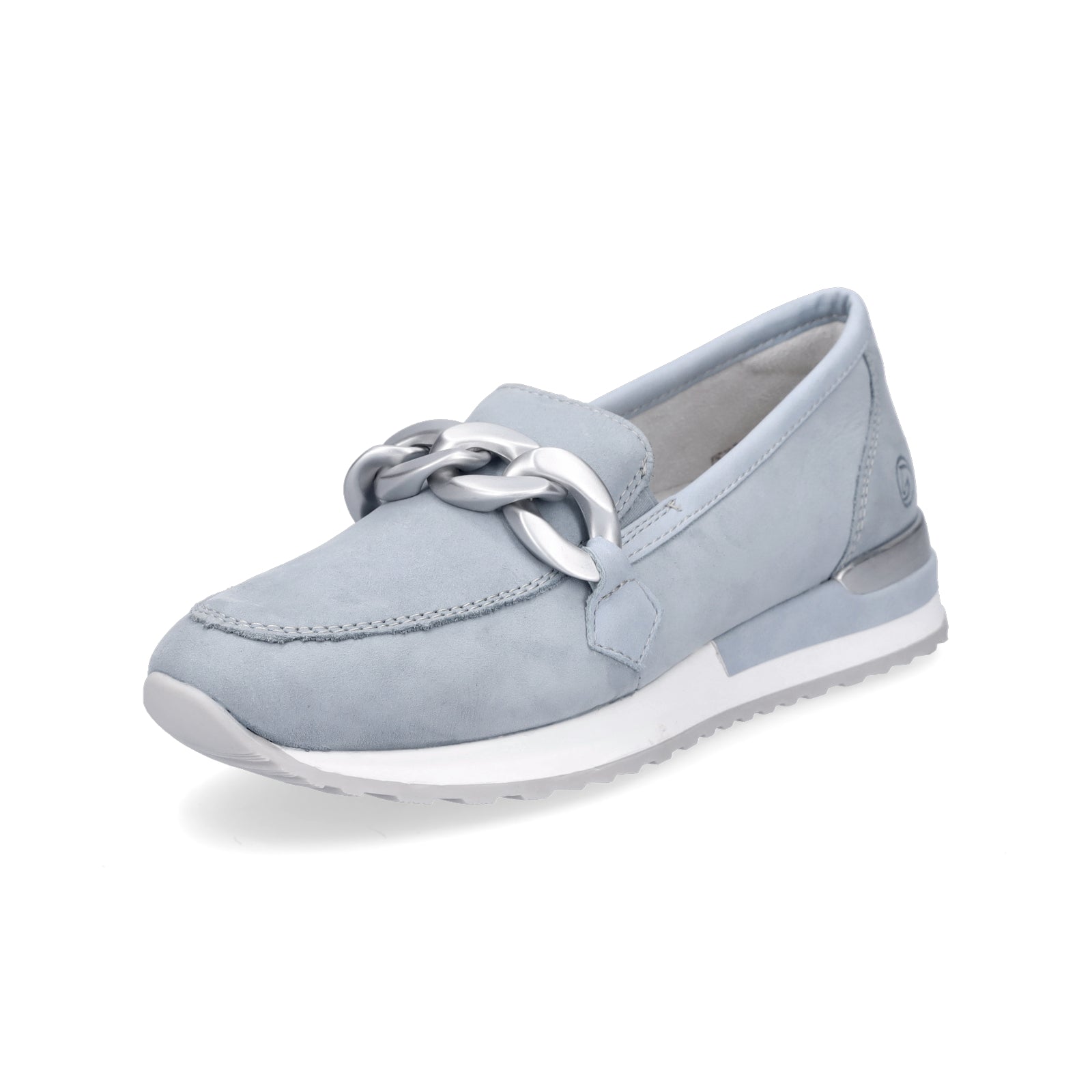 Remonte ladies slippers blue silver