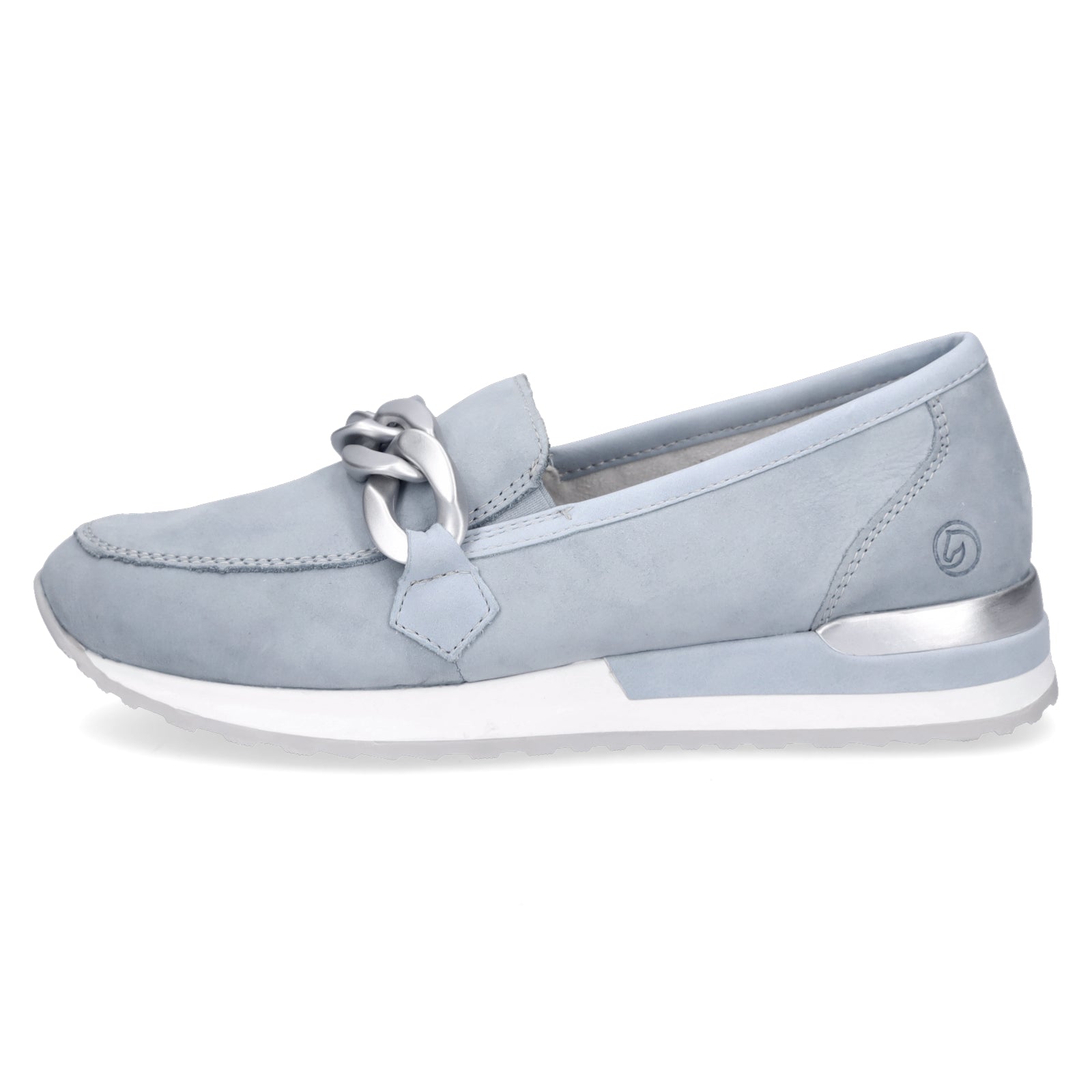 Remonte ladies slippers blue silver
