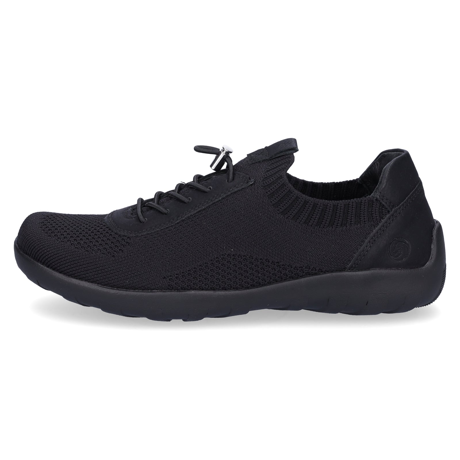 Remonte Damen Strick Sneaker schwarz slip-on