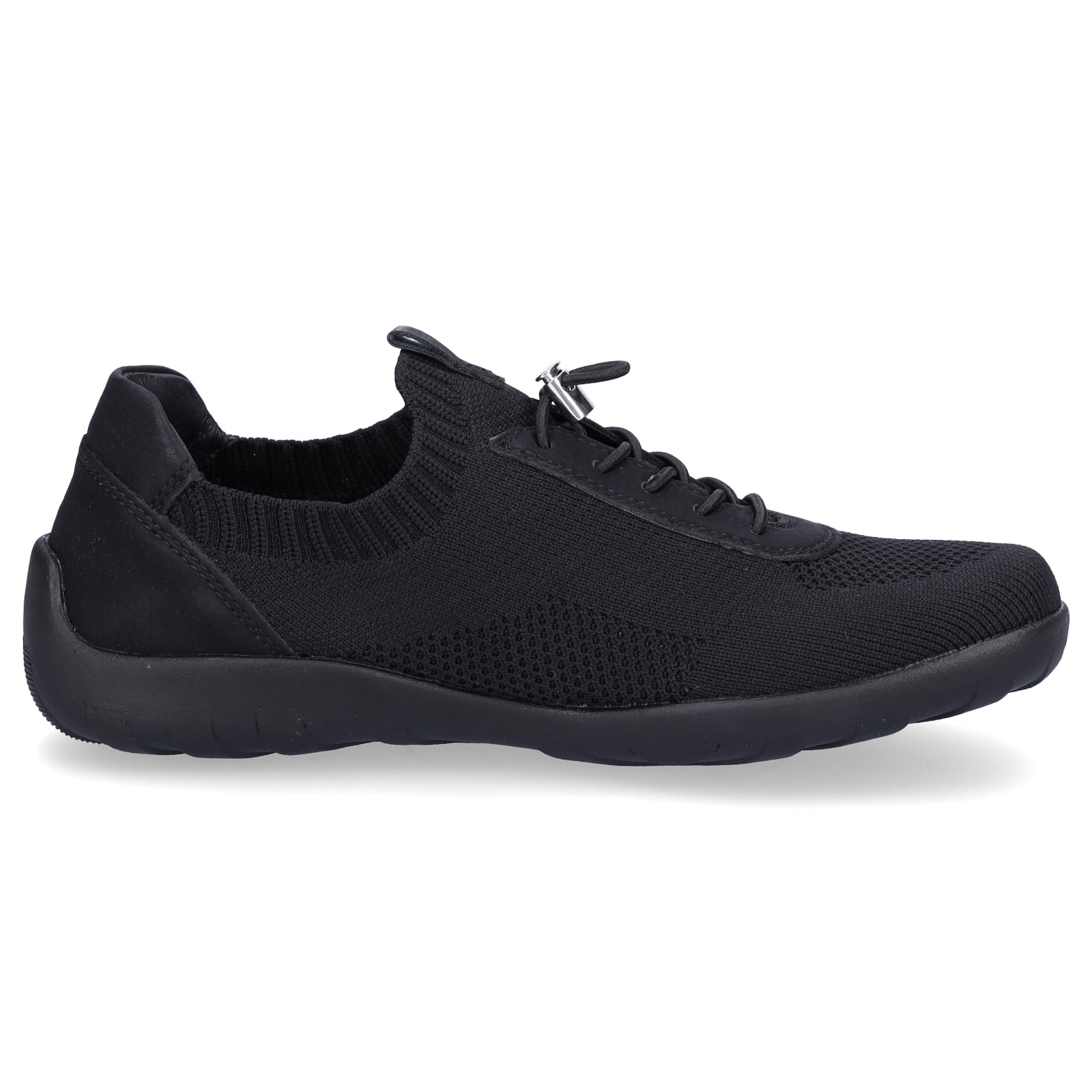 Remonte Damen Strick Sneaker schwarz slip-on