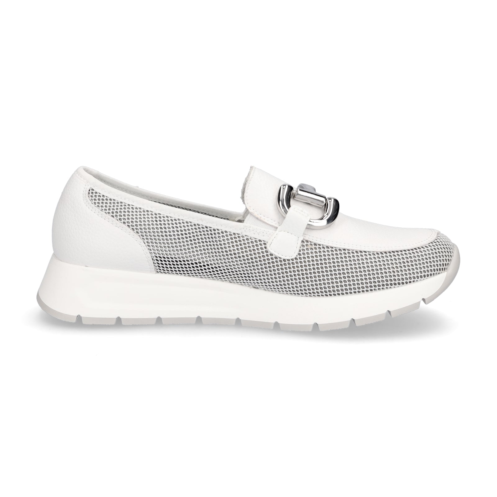 Remonte Damen Slipper weiß