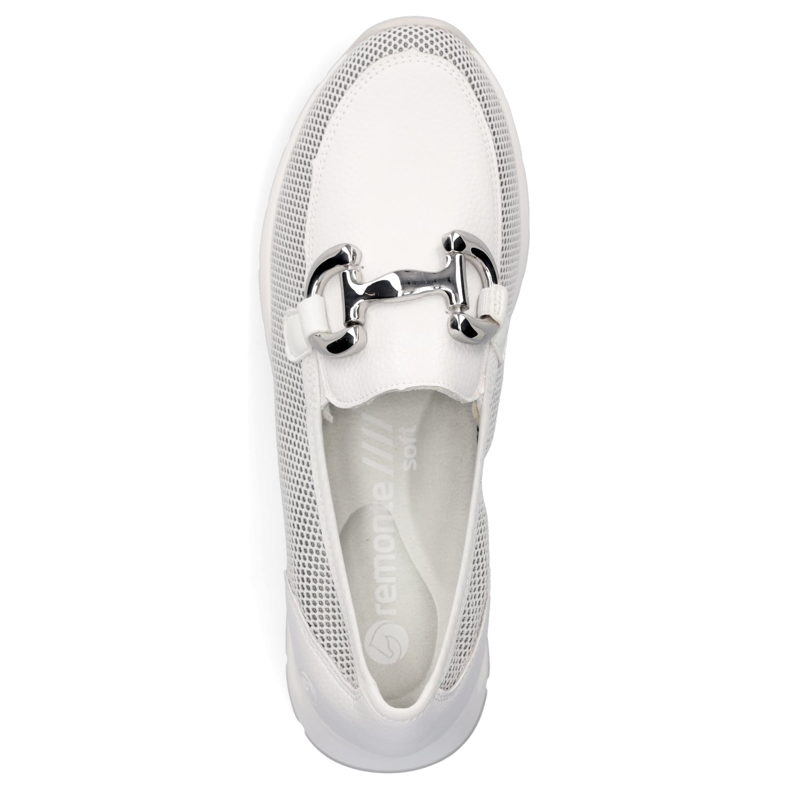 Remonte Damen Slipper weiß