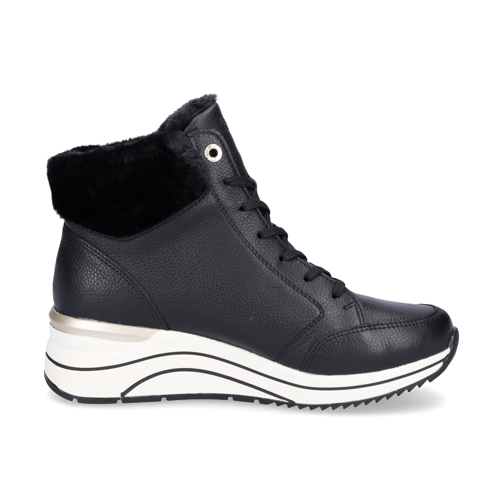Remonte Damen High-Top Sneaker schwarz