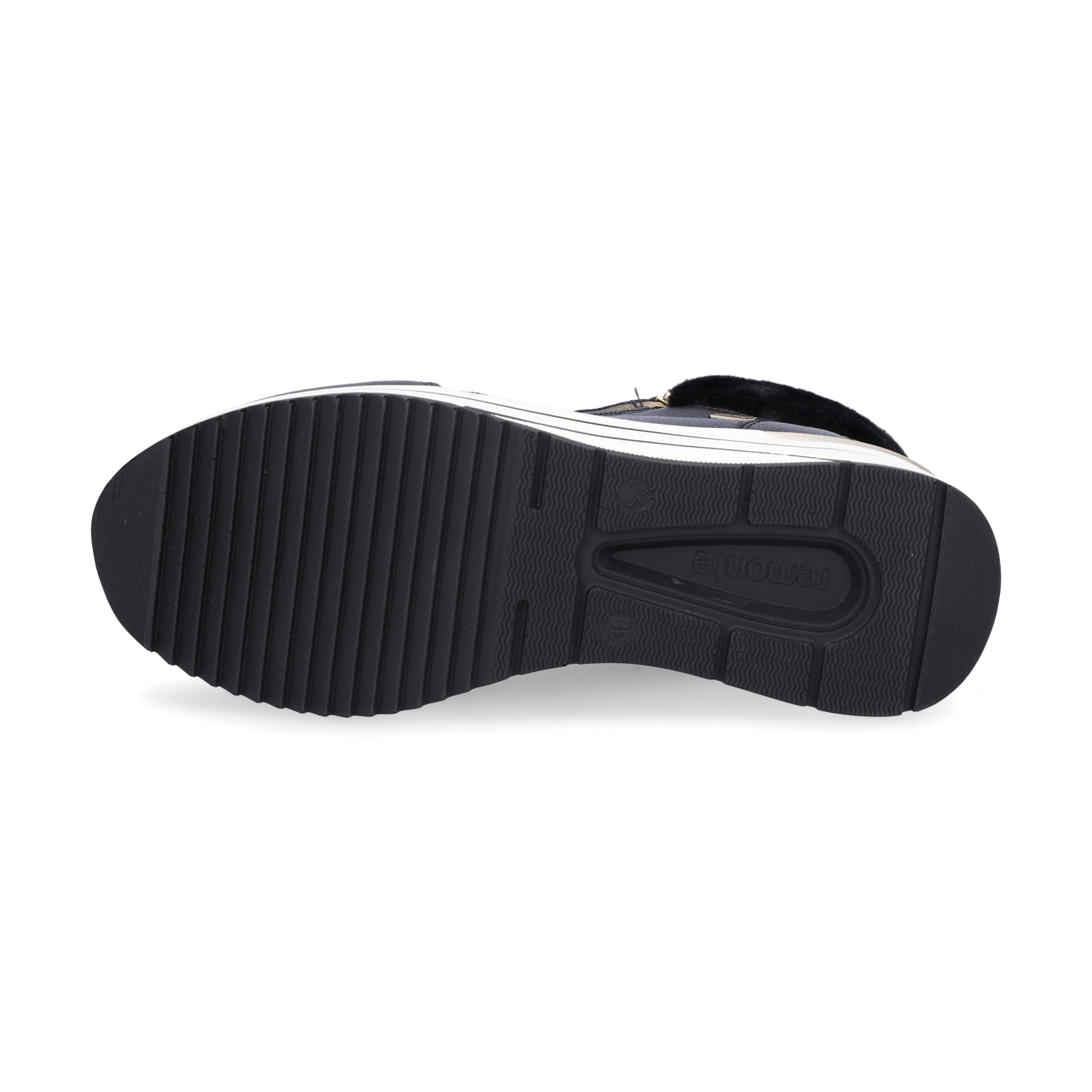 Remonte Damen High-Top Sneaker schwarz