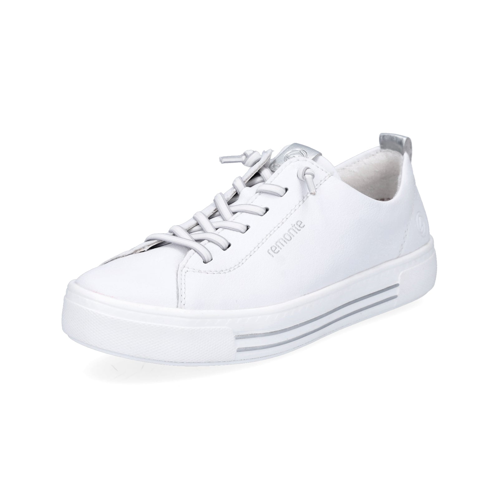 Remonte women's leather sneakers white