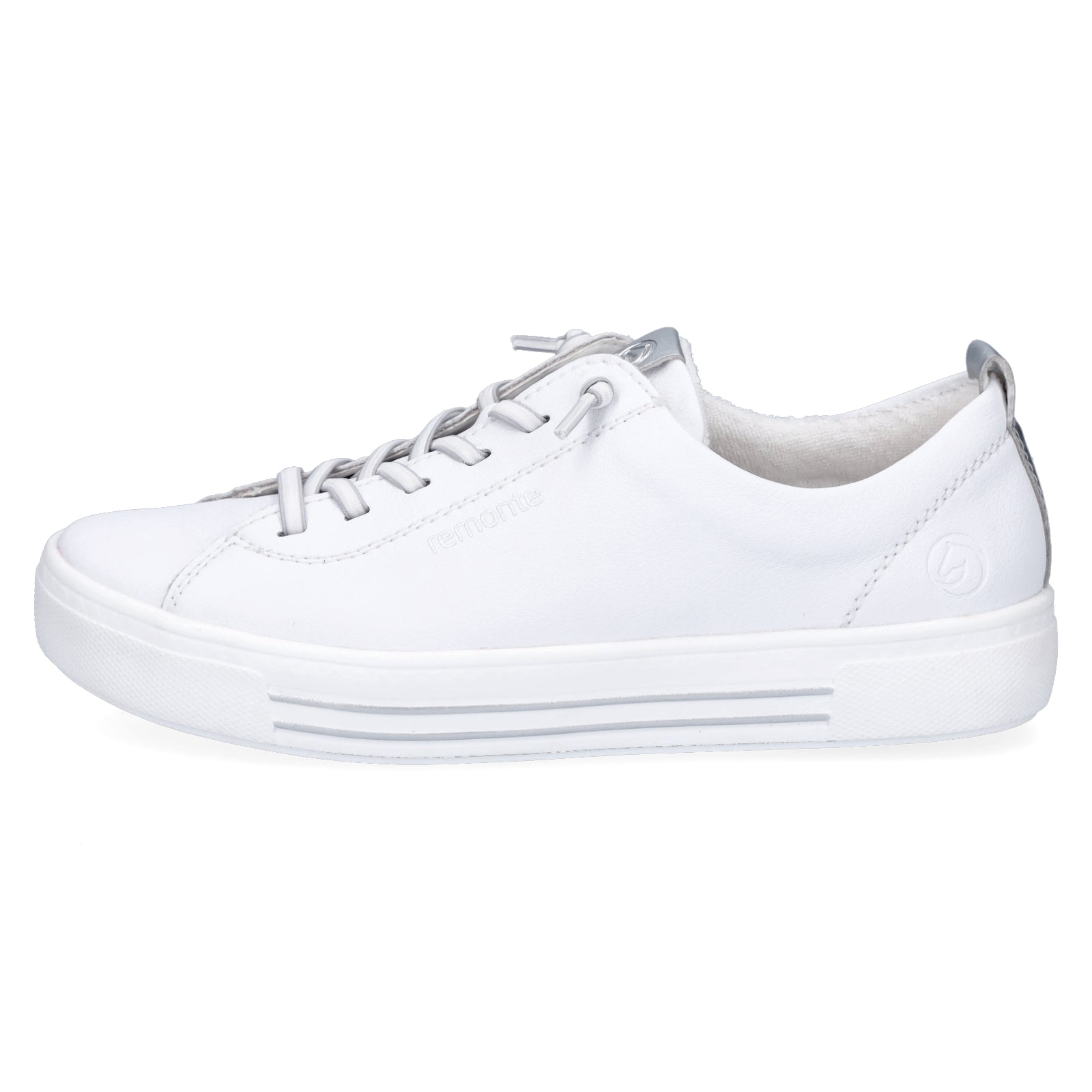 Remonte women's leather sneakers white