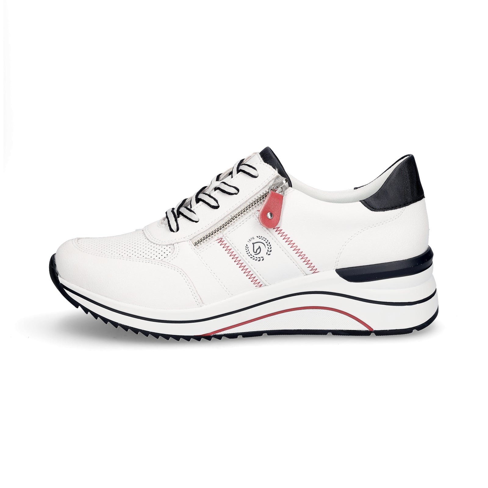 Remonte Damen Sneaker weiß blau