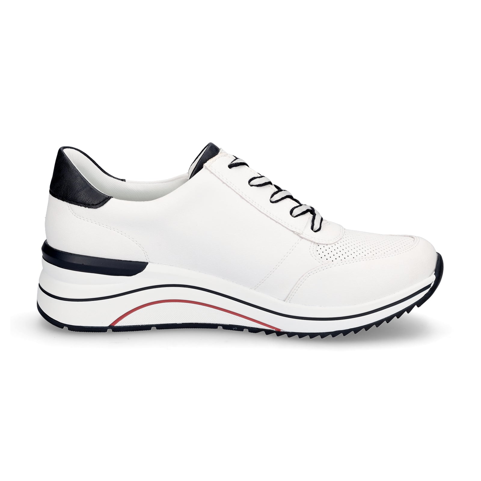 Remonte Damen Sneaker weiß blau
