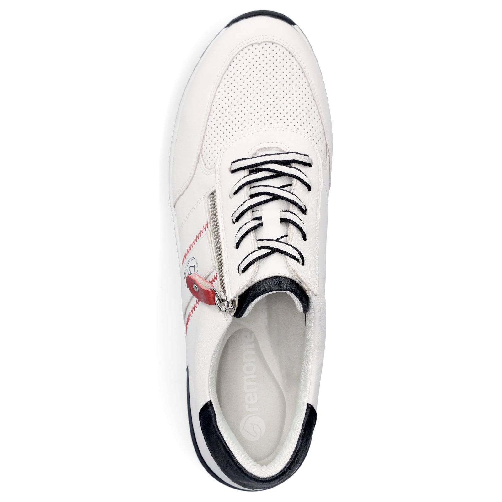 Remonte Damen Sneaker weiß blau