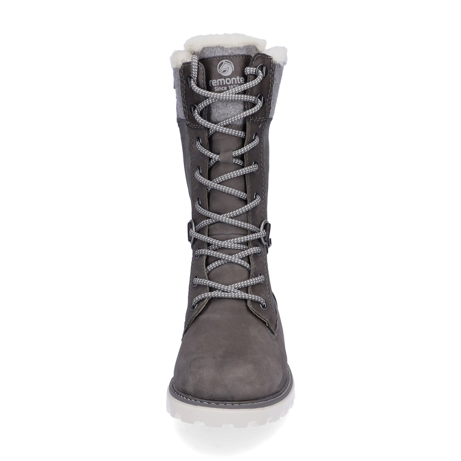 Remonte women's winter lace-up boot grey