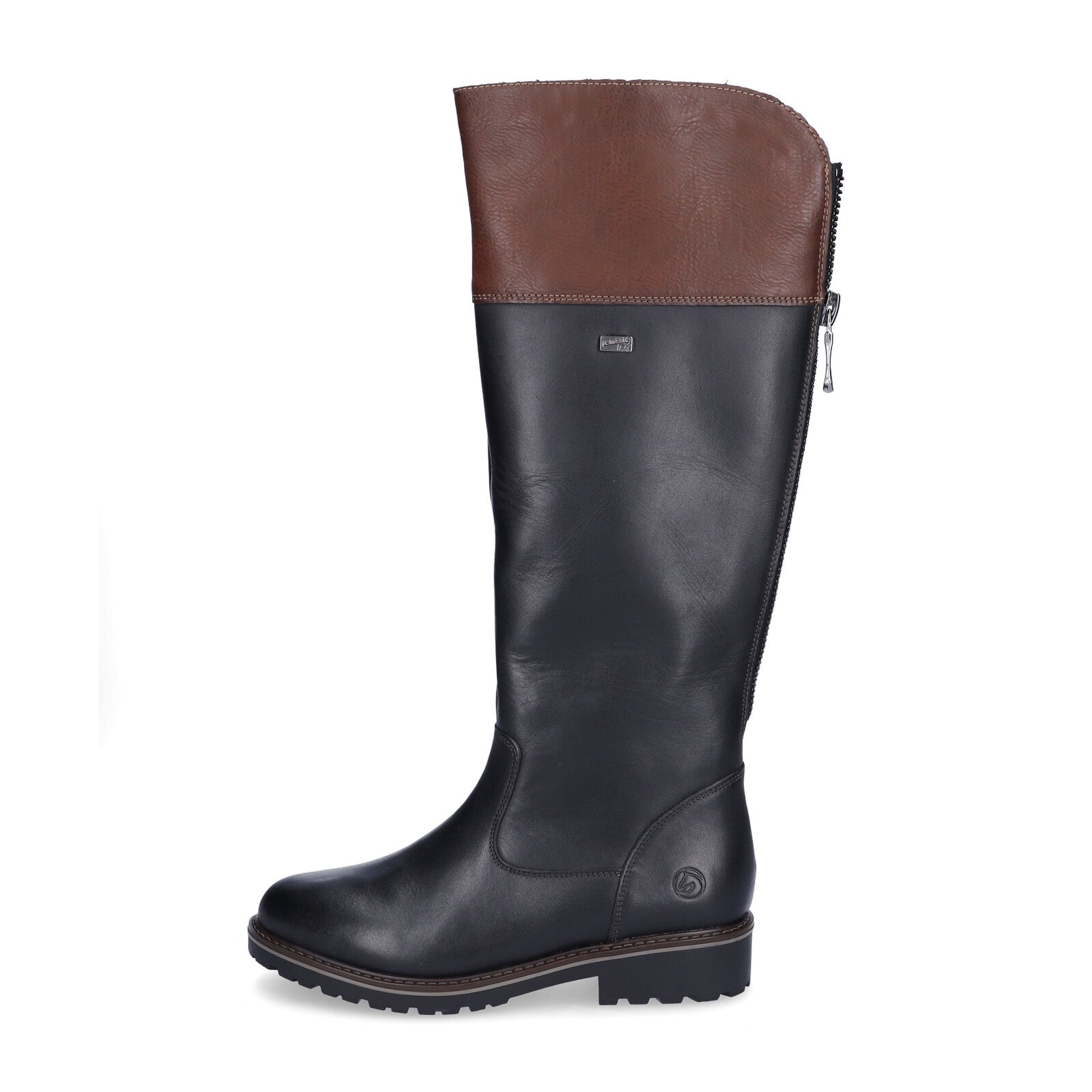 Remonte women's leather boots black brown