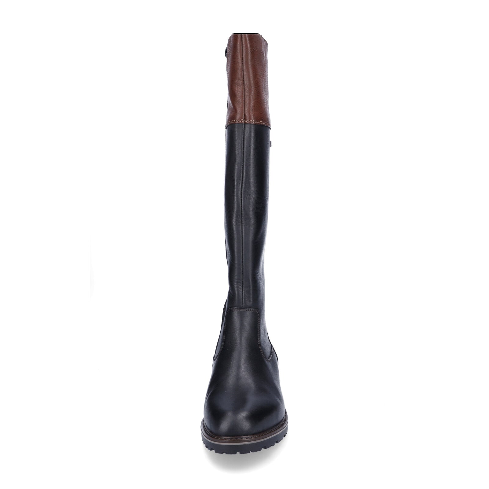 Remonte women's leather boots black brown