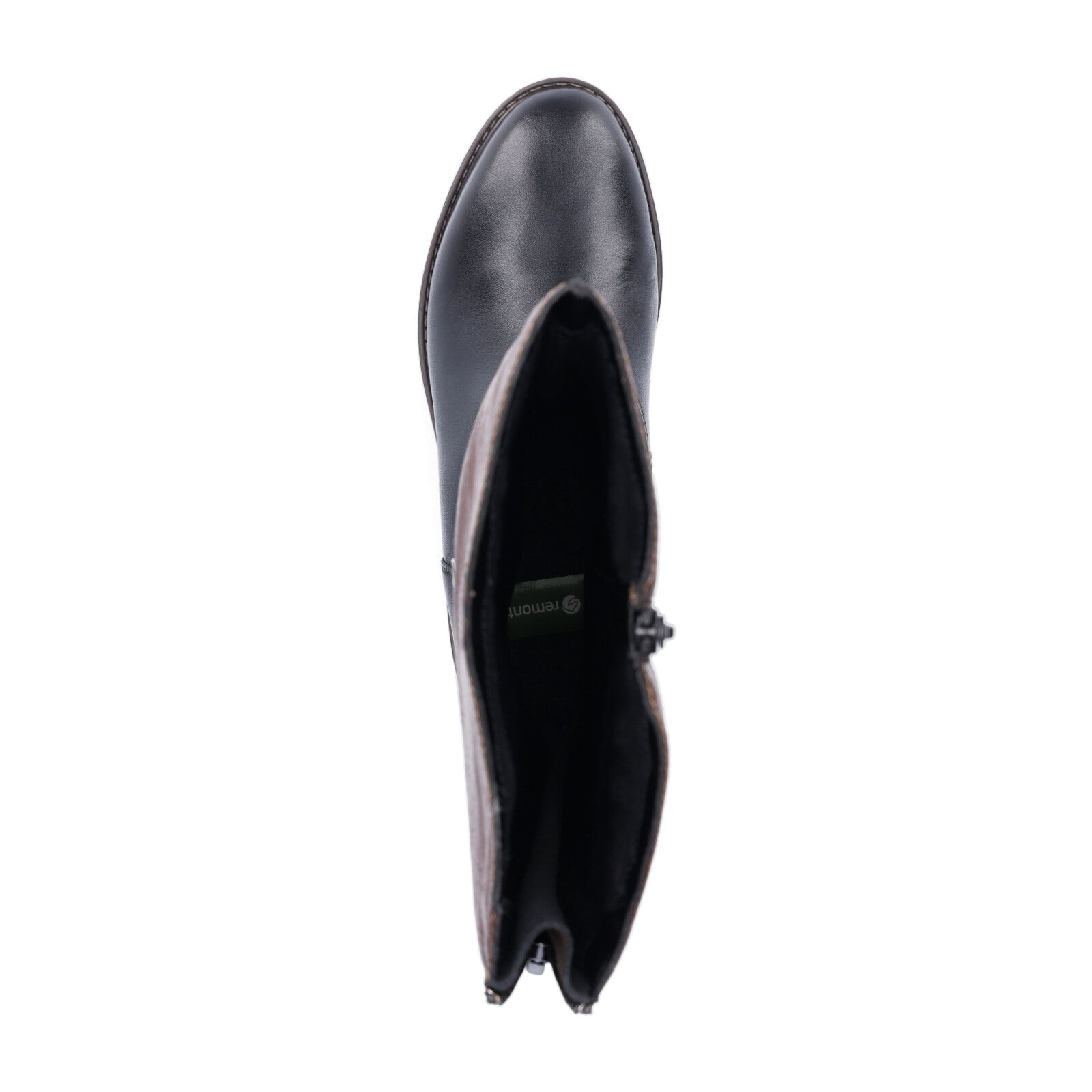 Remonte women's leather boots black brown