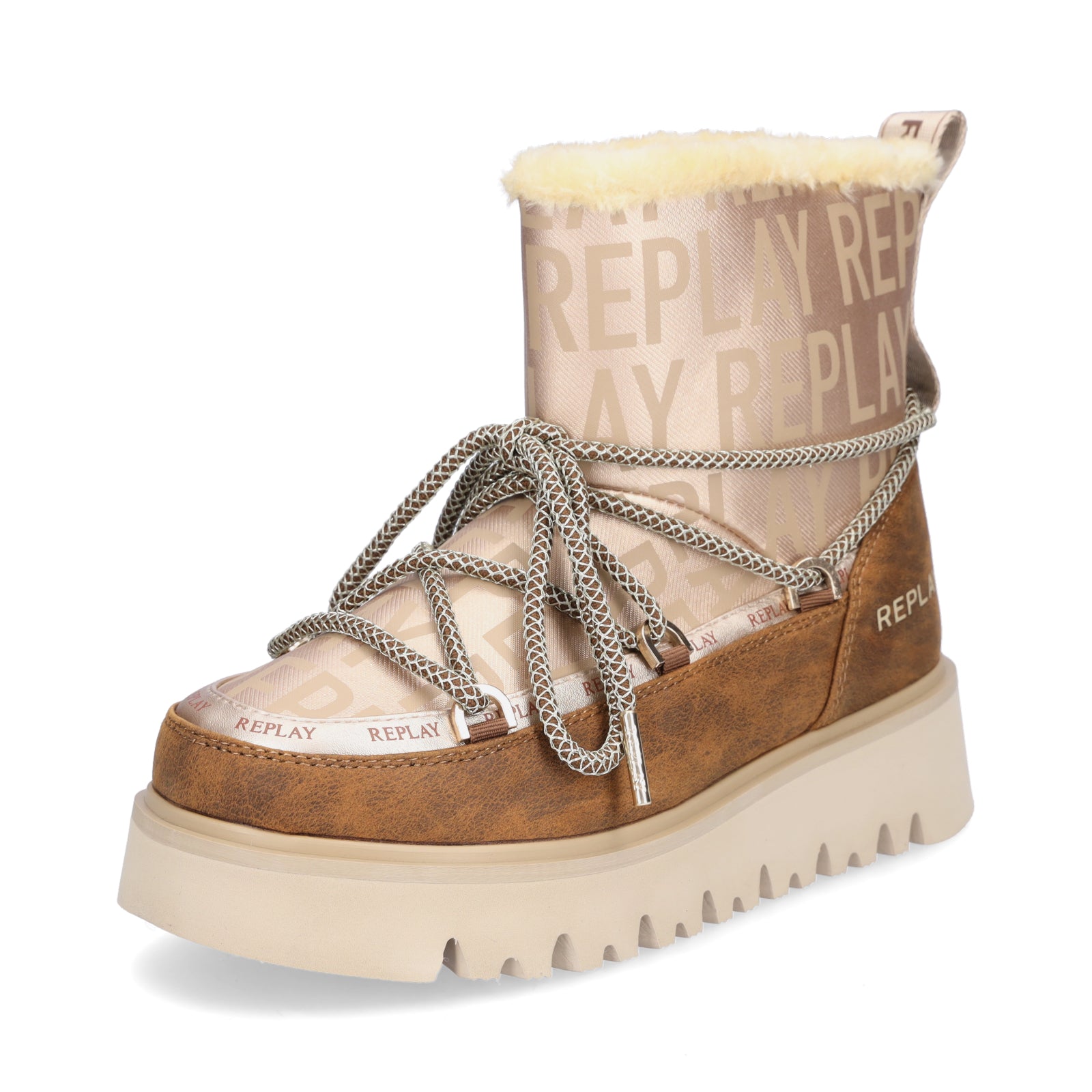 Replay Damen Moonboots Melrose Snow All braun