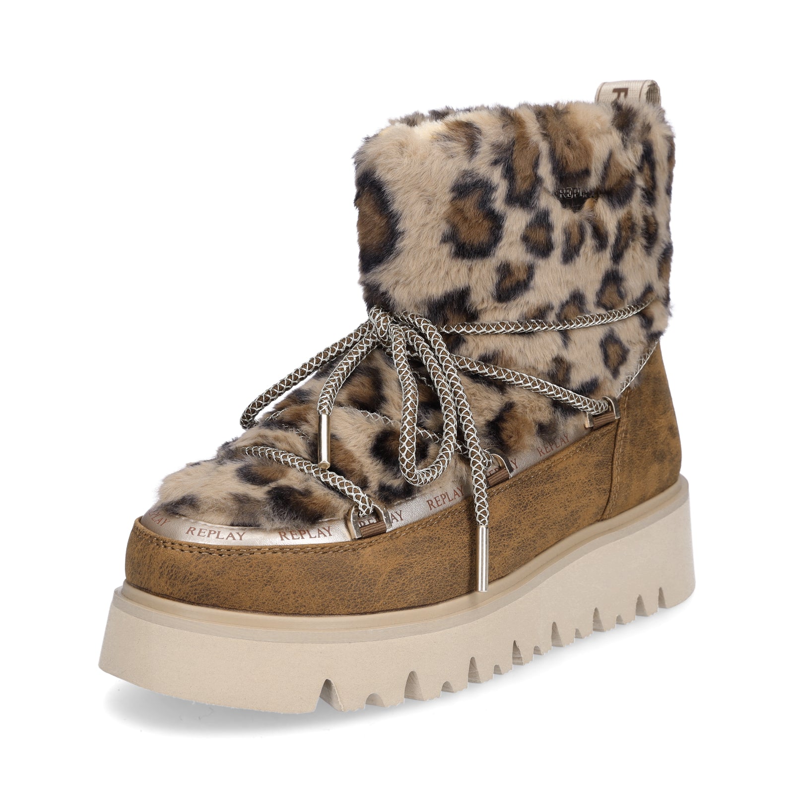 Replay Damen Moonboots Melrose Snow Leo