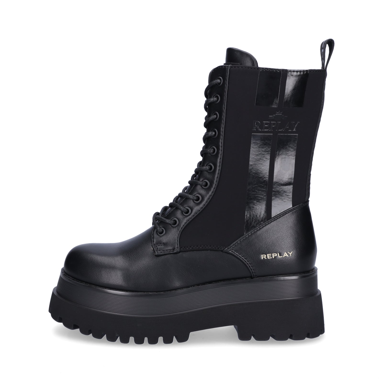 Replay Damen Schnürboot Any Over schwarz