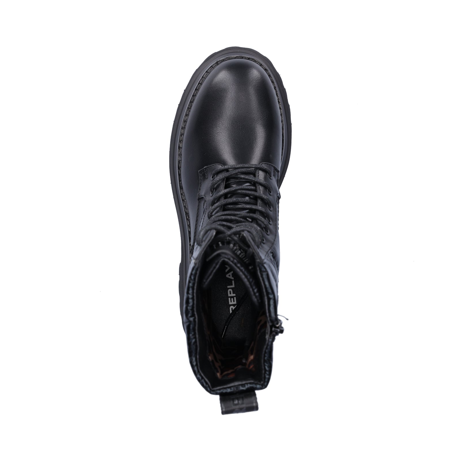 Replay Damen Schnürboot Any Quilt schwarz