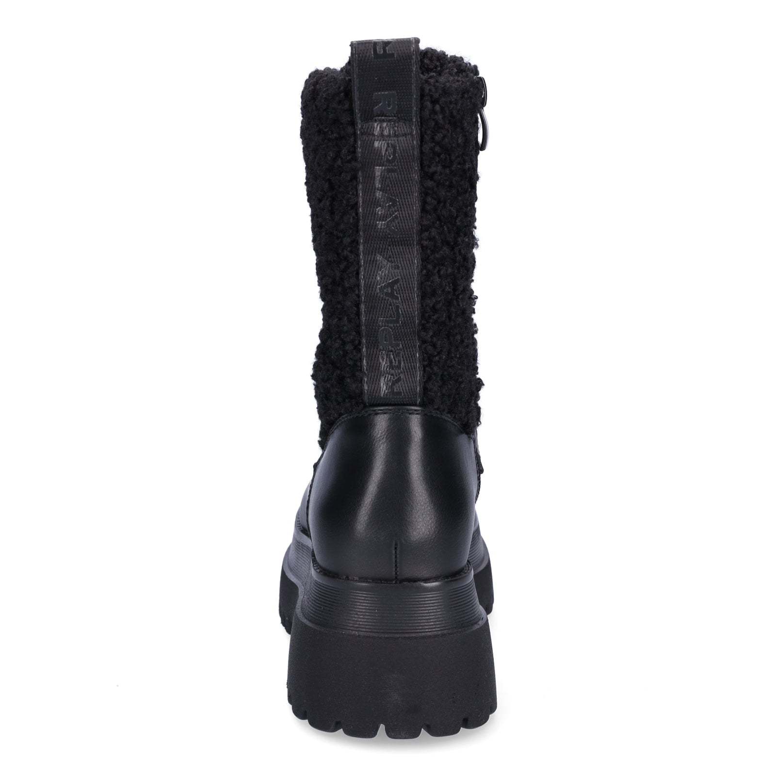 Replay Damen Schnürboot Any Fur schwarz